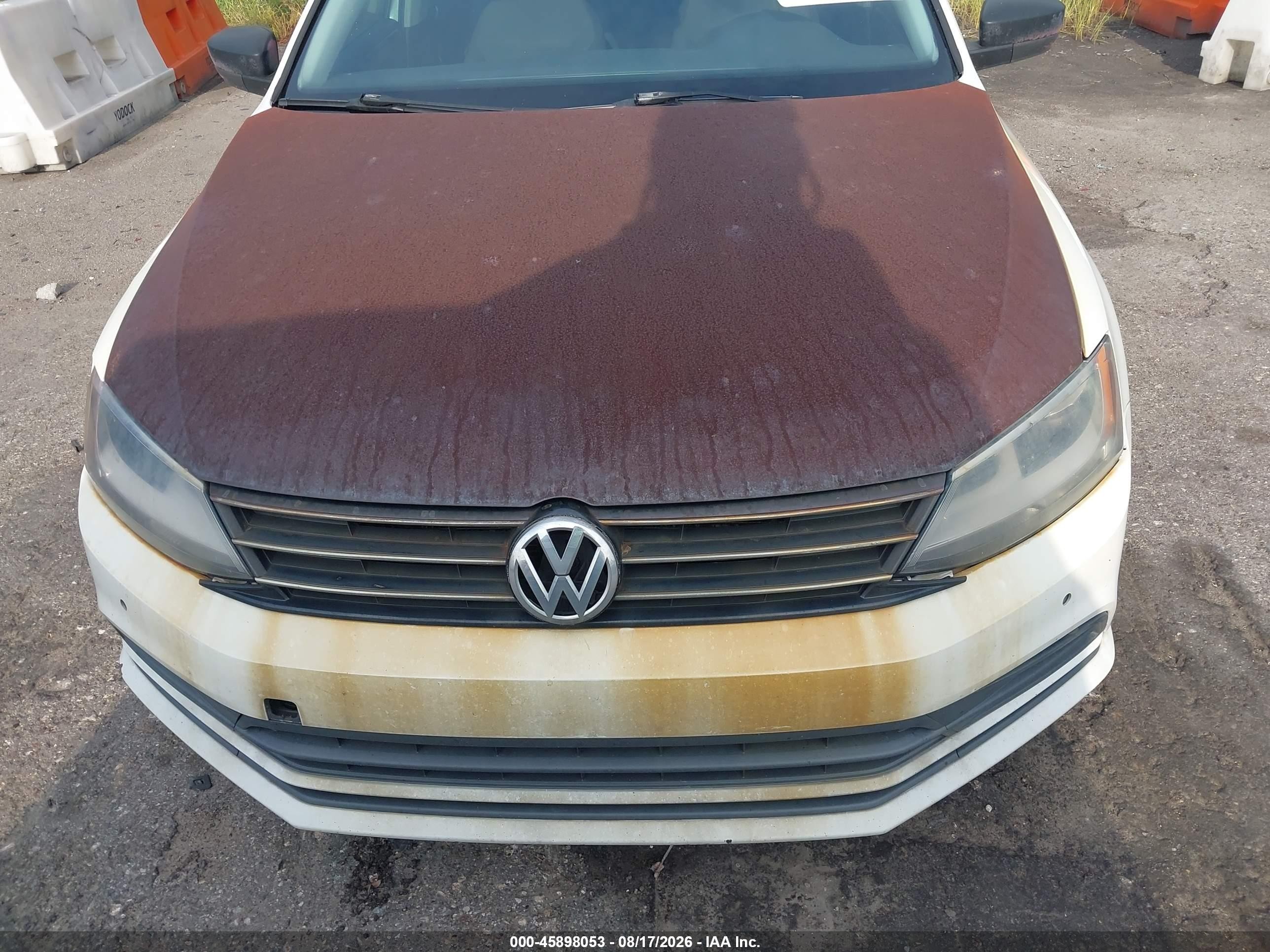 2015 Volkswagen Jetta 1.8t Se Белый vin: 3VWD07AJ8FM263163