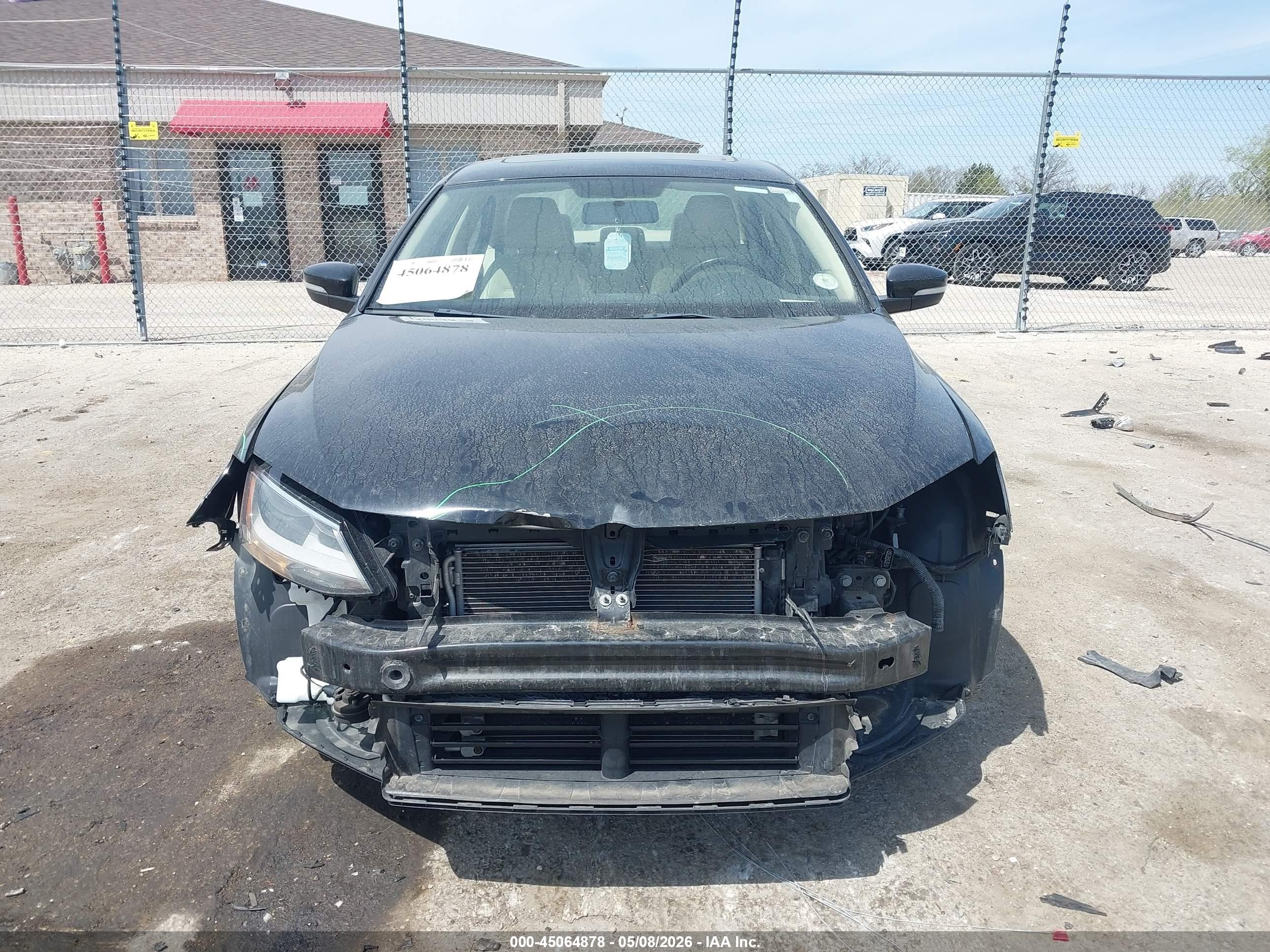 2015 Volkswagen Jetta 1.8t Se Black vin: 3VWD07AJ8FM298995