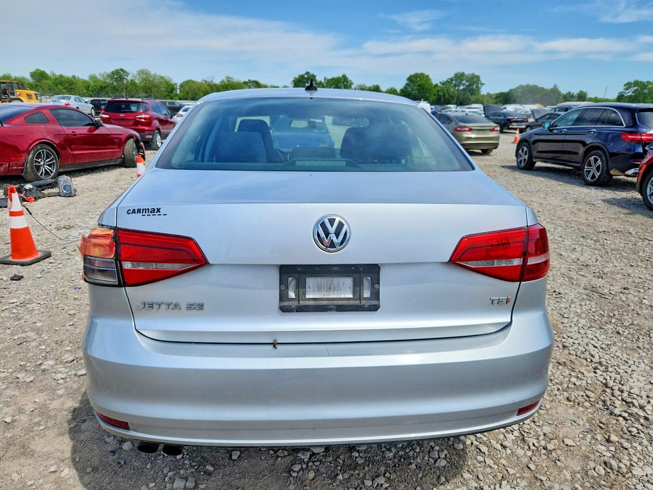 2015 Volkswagen Jetta Se Silver vin: 3VWD07AJ8FM411635