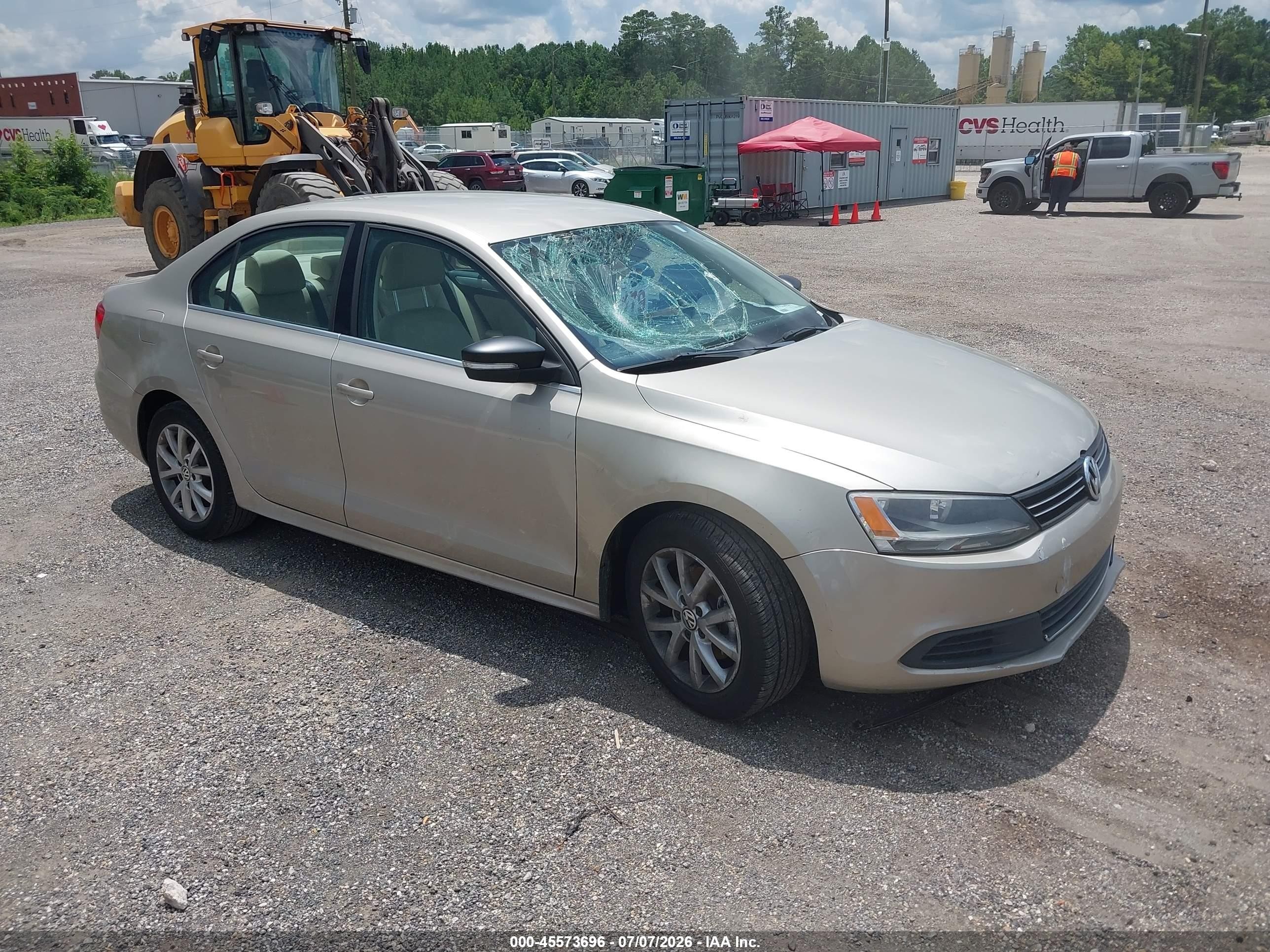2014 Volkswagen Jetta 1.8t Se Champagne vin: 3VWD07AJ9EM237301