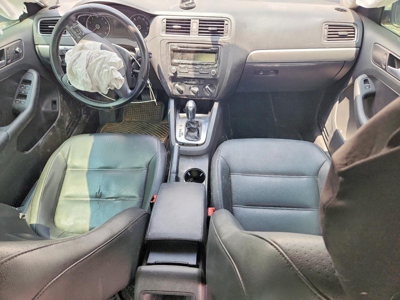 2014 Volkswagen Jetta Se White vin: 3VWD07AJ9EM237556