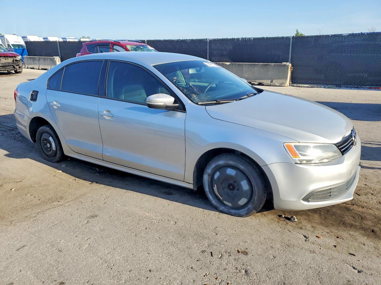 2014 Volkswagen Jetta Se Silver vin: 3VWD07AJ9EM239775