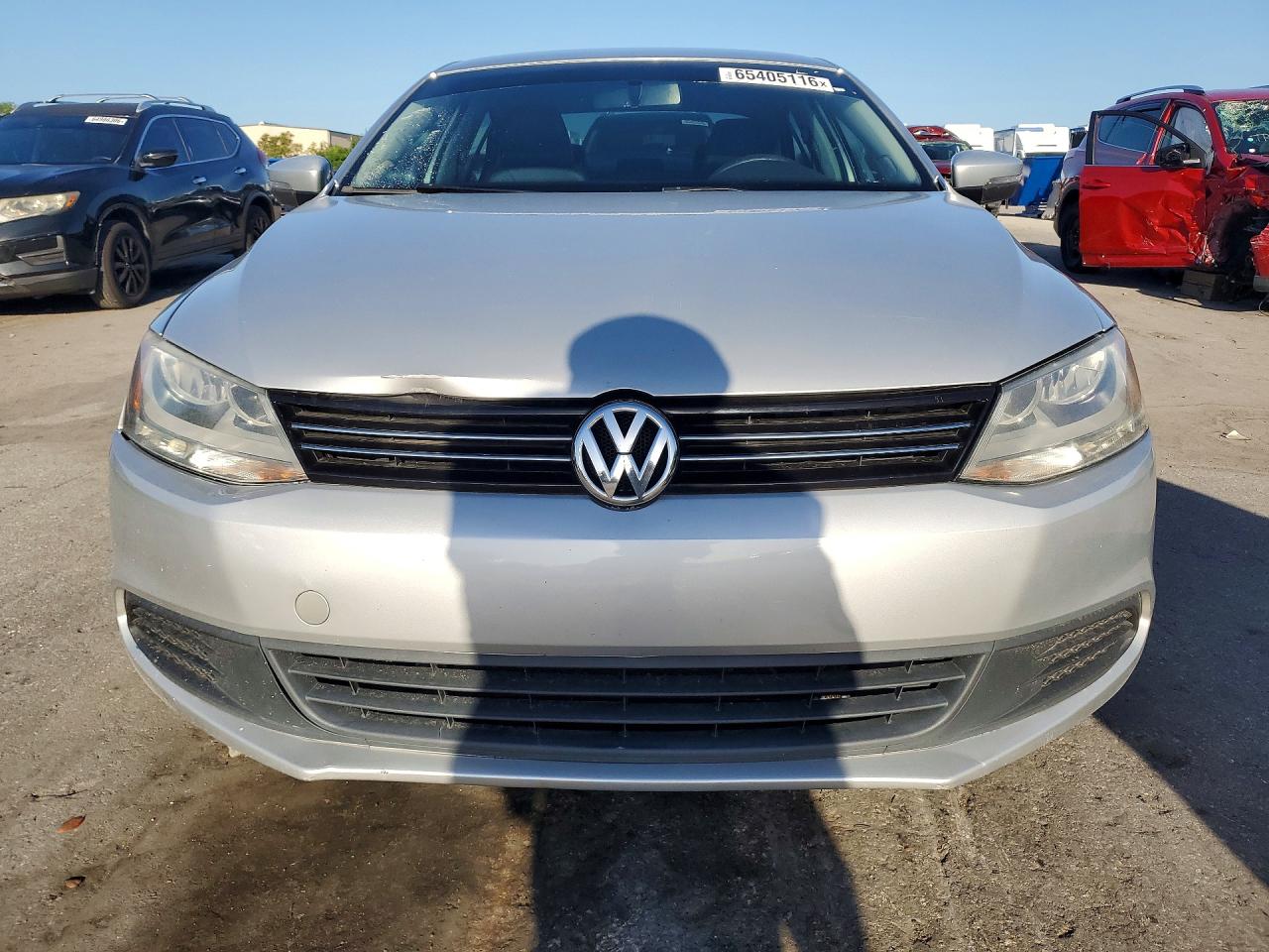 2014 Volkswagen Jetta Se Silver vin: 3VWD07AJ9EM239775