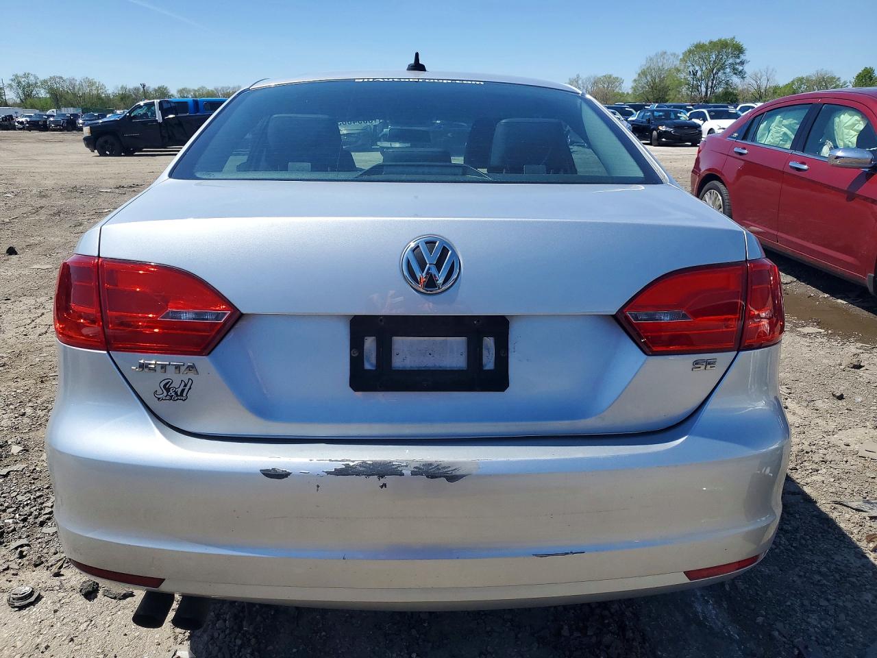 2014 Volkswagen Jetta Se Серебряный vin: 3VWD07AJ9EM299409