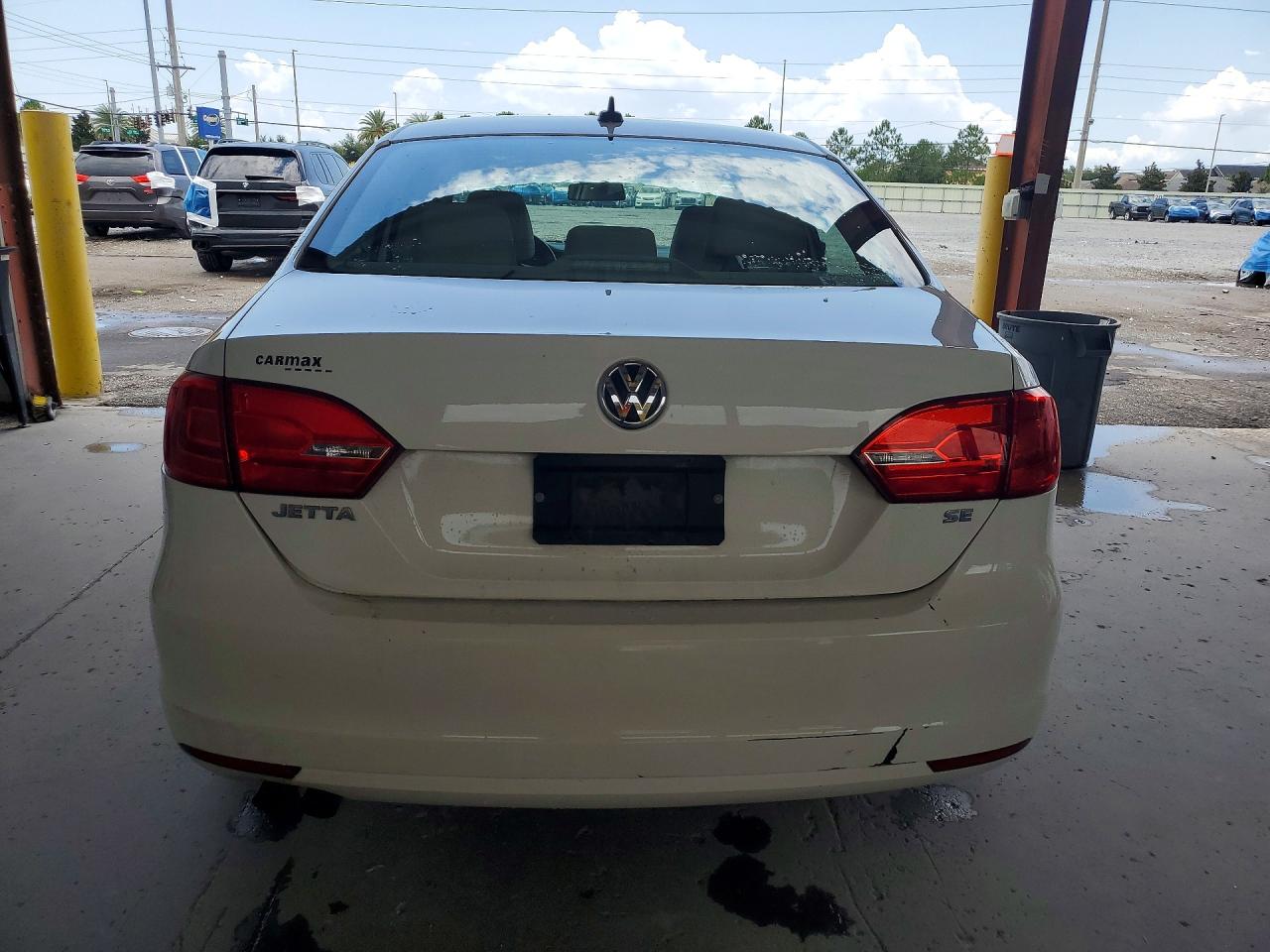2014 Volkswagen Jetta Se Белый vin: 3VWD07AJ9EM384041