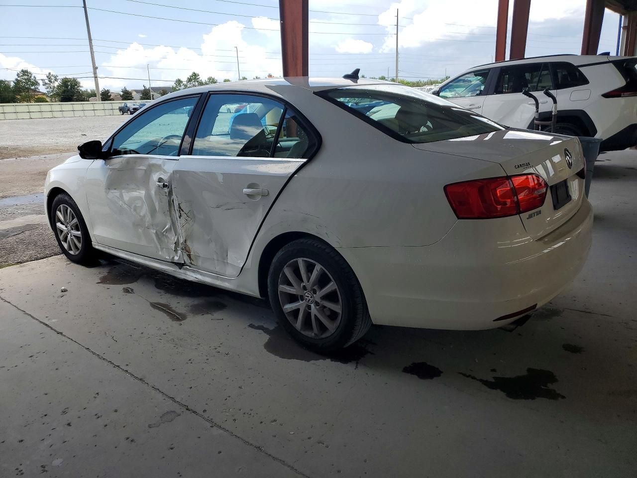 2014 Volkswagen Jetta Se Белый vin: 3VWD07AJ9EM384041
