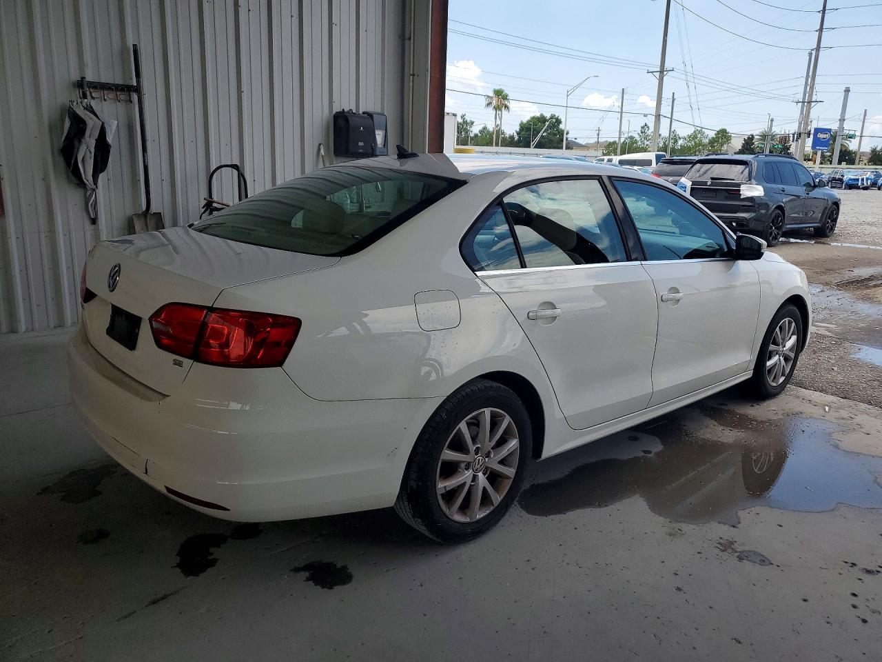 2014 Volkswagen Jetta Se Белый vin: 3VWD07AJ9EM384041