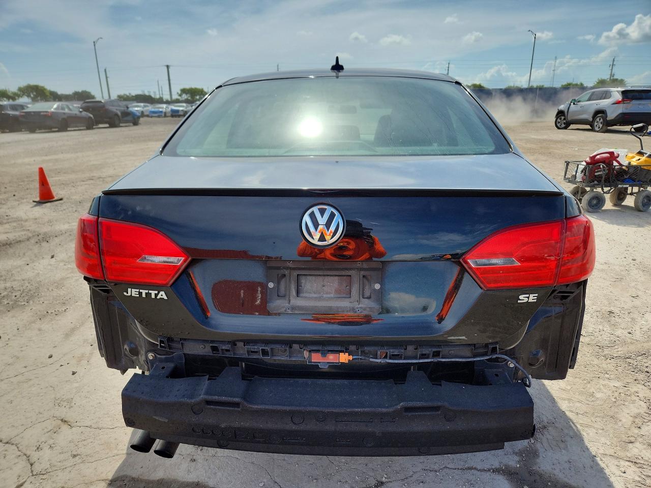 2014 Volkswagen Jetta Se Gray vin: 3VWD07AJ9EM434923