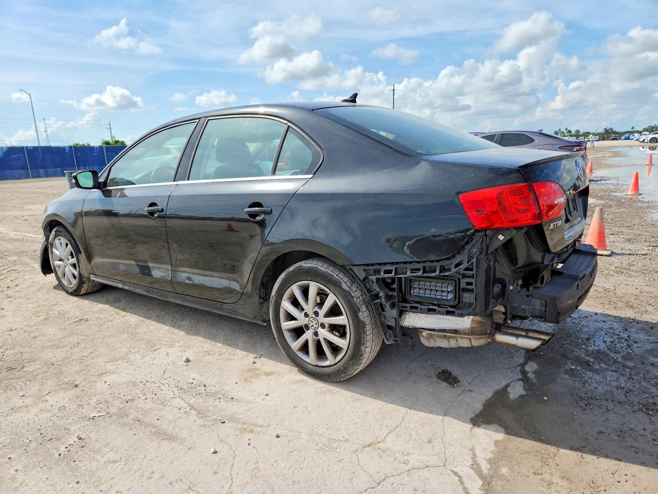 2014 Volkswagen Jetta Se Gray vin: 3VWD07AJ9EM434923