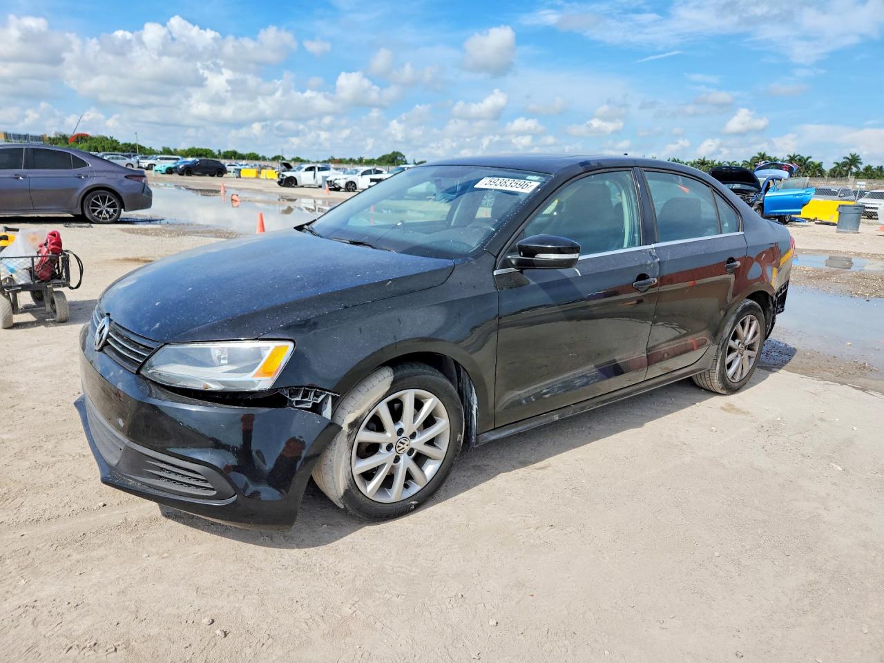 2014 Volkswagen Jetta Se Серый vin: 3VWD07AJ9EM434923