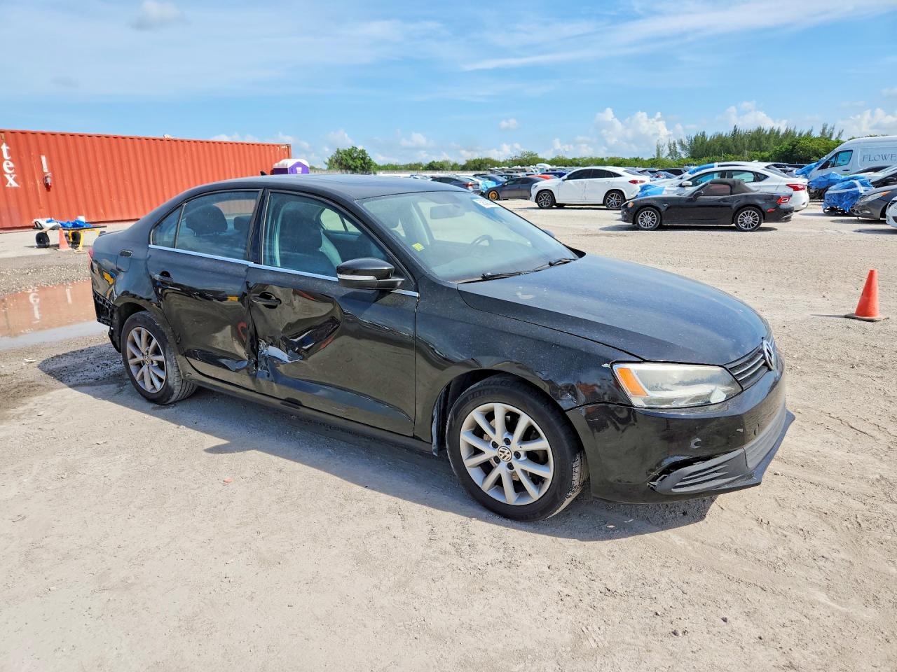 2014 Volkswagen Jetta Se Gray vin: 3VWD07AJ9EM434923