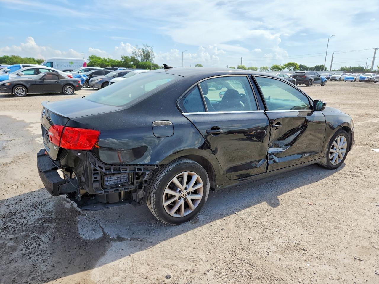 2014 Volkswagen Jetta Se Gray vin: 3VWD07AJ9EM434923