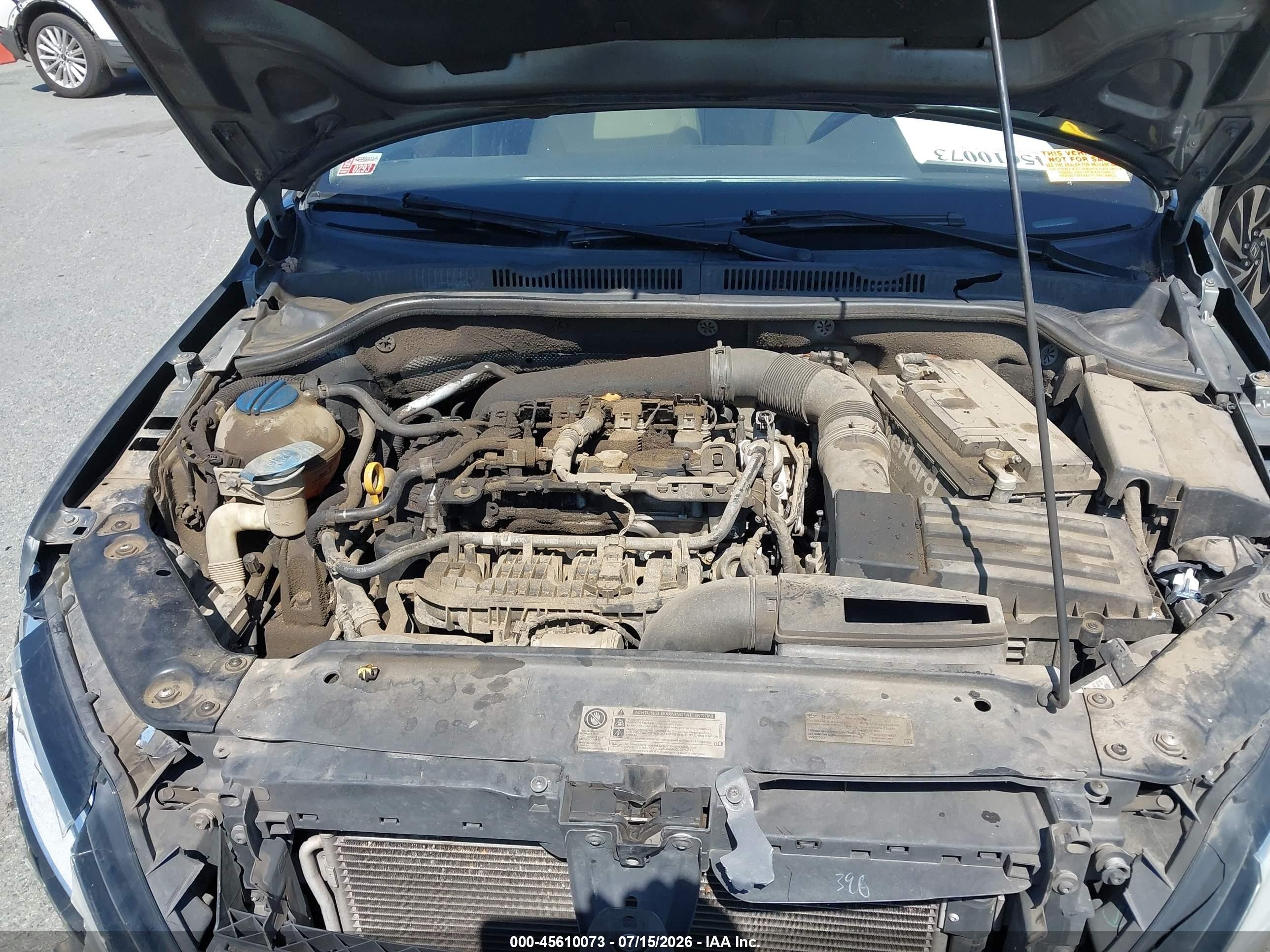 2015 Volkswagen Jetta 1.8t Se Gray vin: 3VWD07AJ9FM282689
