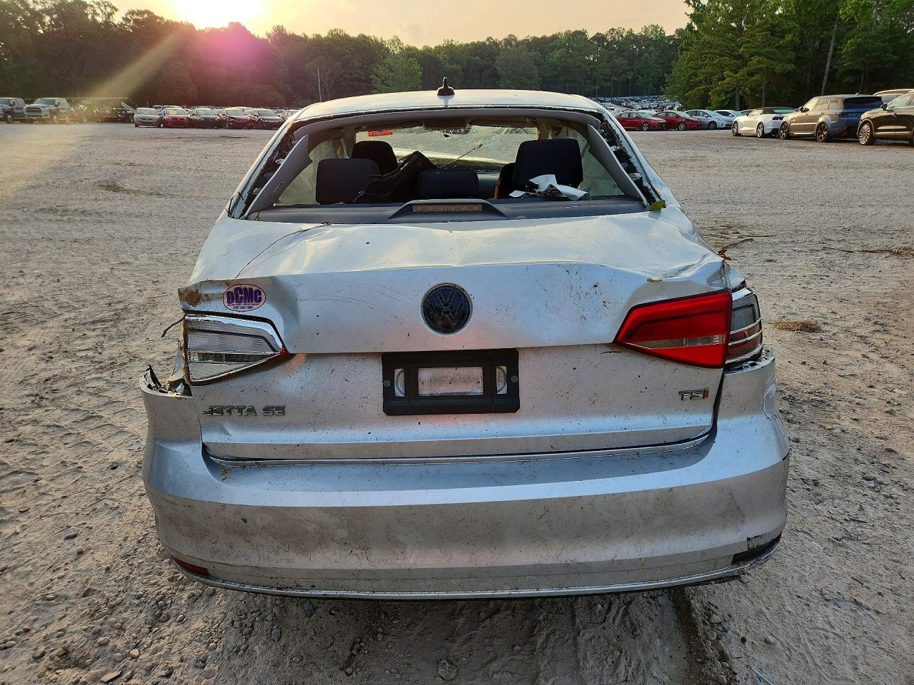 2015 Volkswagen Jetta Se Silver vin: 3VWD07AJ9FM353728