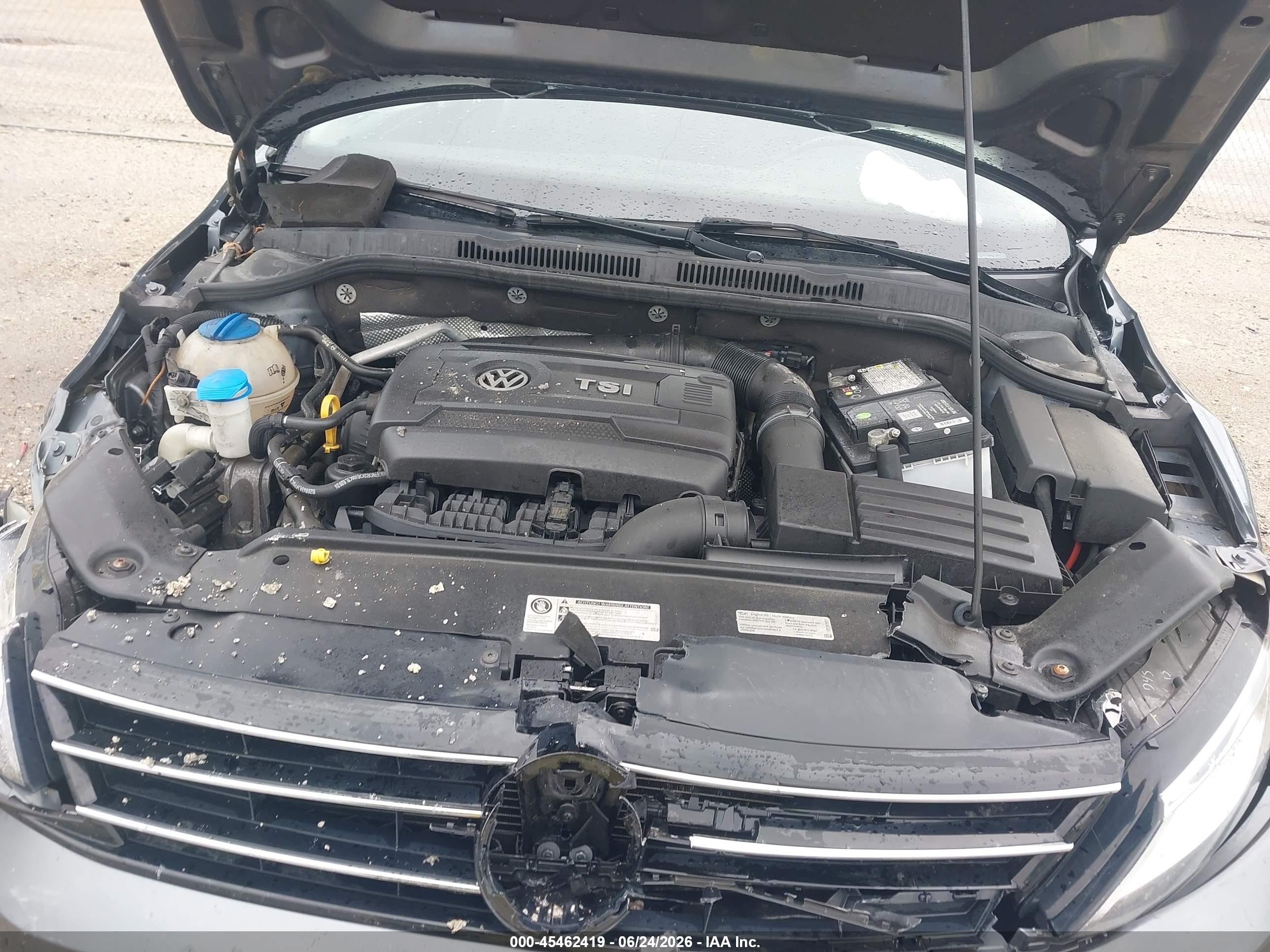 2015 Volkswagen Jetta 1.8t Se Gray vin: 3VWD07AJ9FM357617