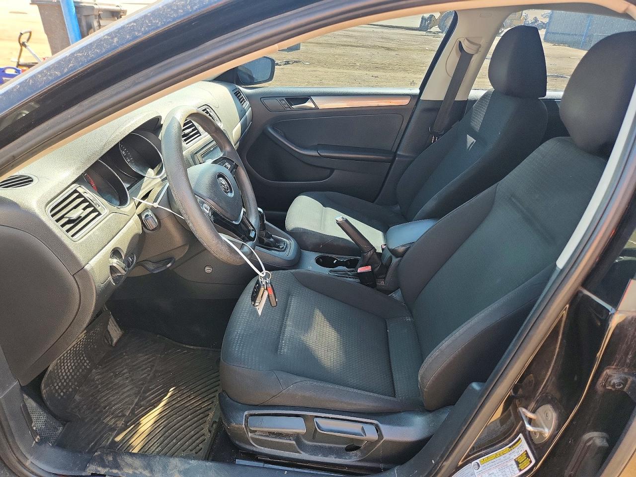 2015 Volkswagen Jetta Se Black vin: 3VWD07AJ9FM404337