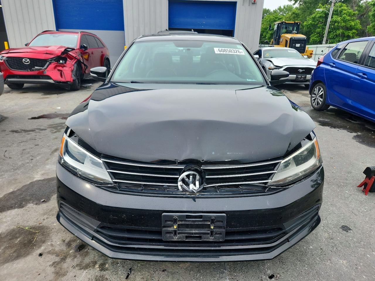 2015 Volkswagen Jetta Se Black vin: 3VWD07AJ9FM422871