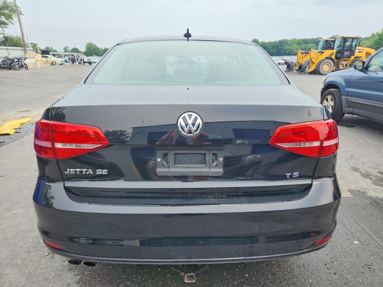 2015 Volkswagen Jetta Se Black vin: 3VWD07AJ9FM422871