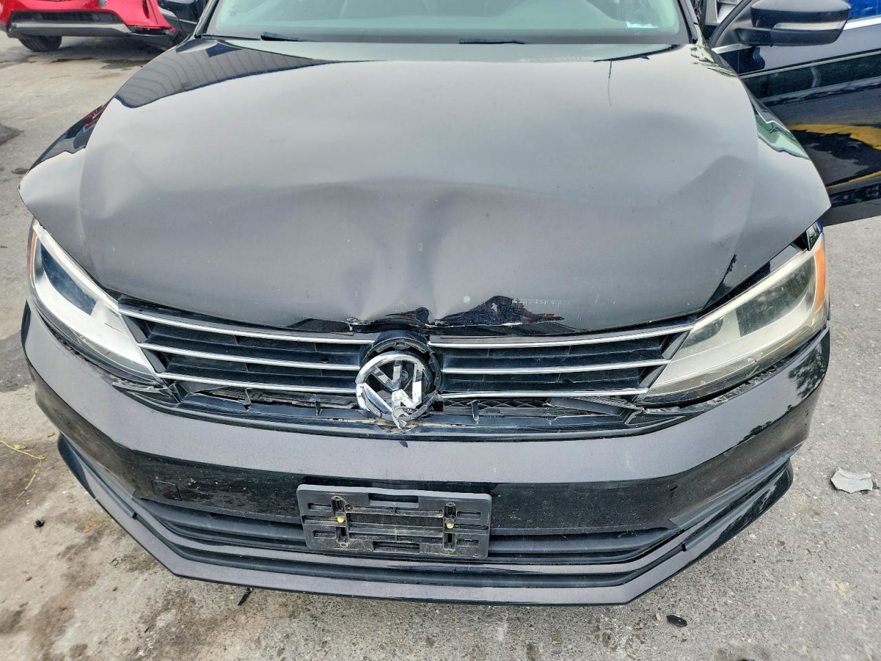 2015 Volkswagen Jetta Se Black vin: 3VWD07AJ9FM422871