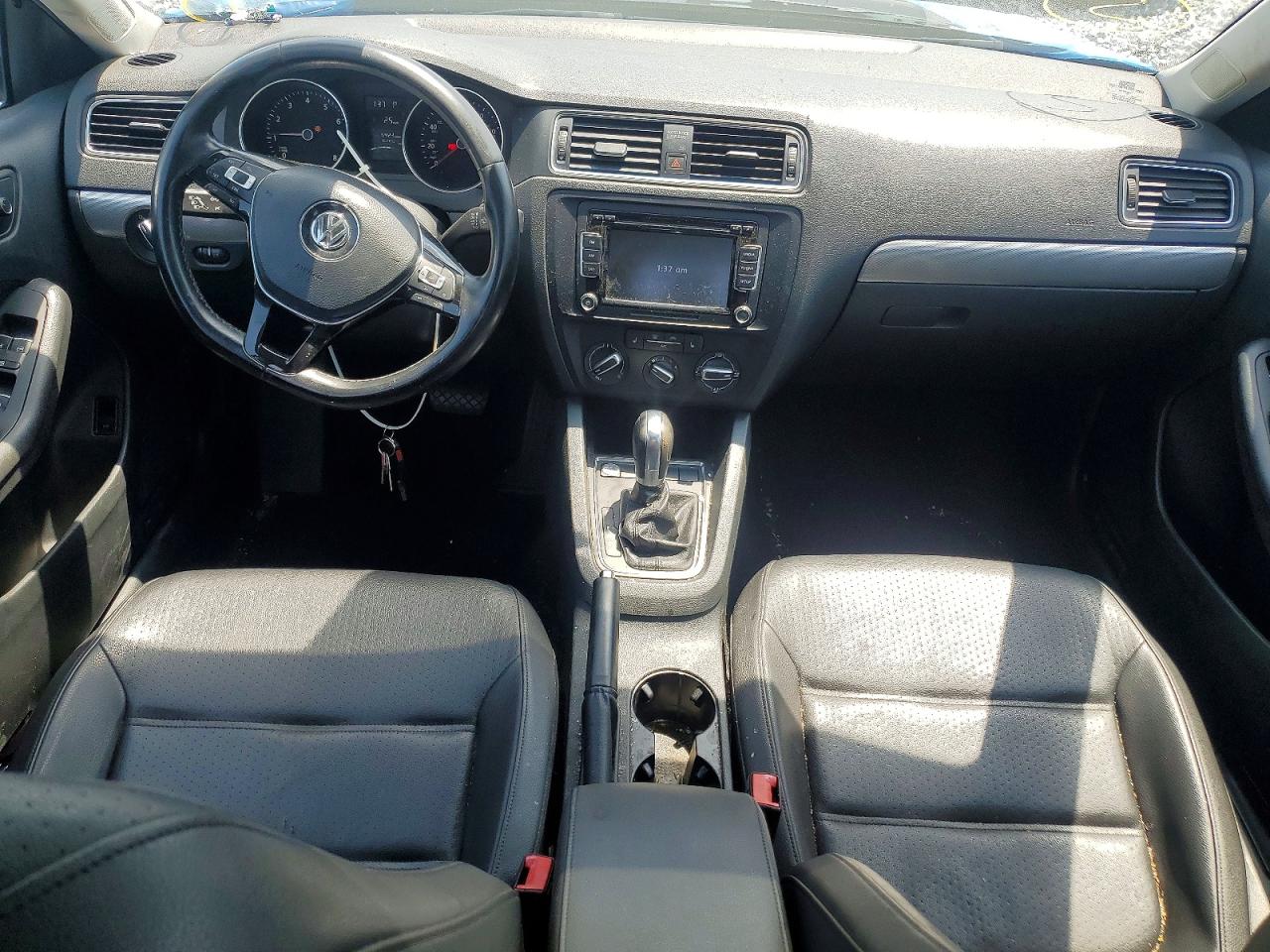 2015 Volkswagen Jetta Se Black vin: 3VWD07AJ9FM422871