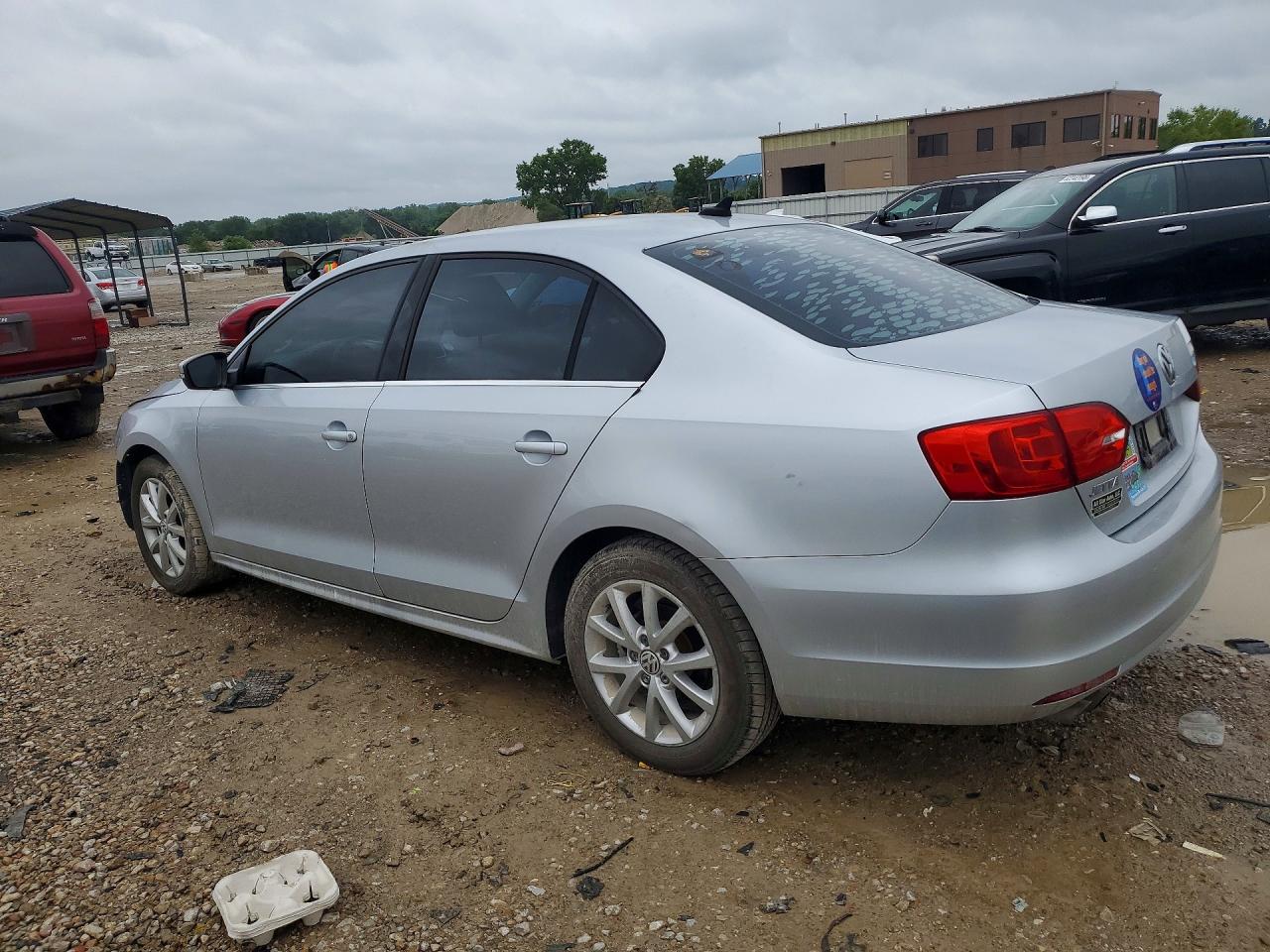 2014 Volkswagen Jetta Se Silver vin: 3VWD07AJXEM296793