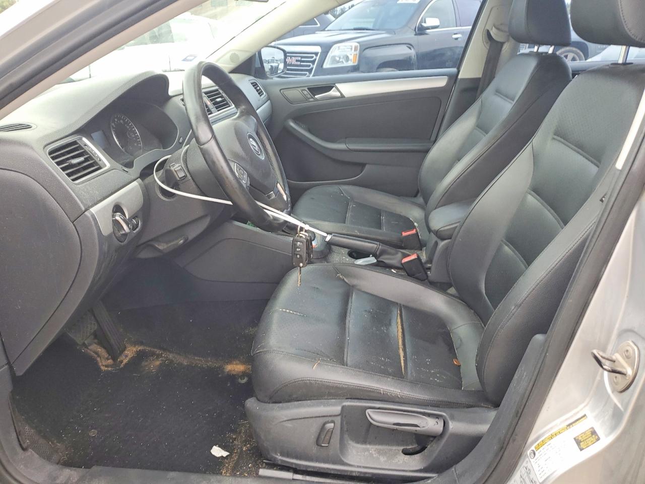 2014 Volkswagen Jetta Se Silver vin: 3VWD07AJXEM296793