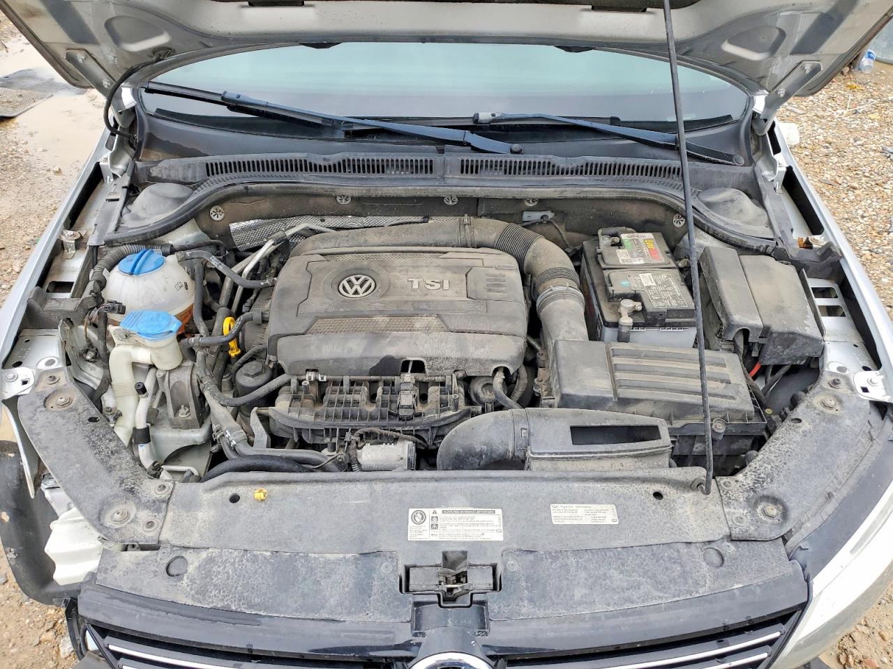 2014 Volkswagen Jetta Se Silver vin: 3VWD07AJXEM296793