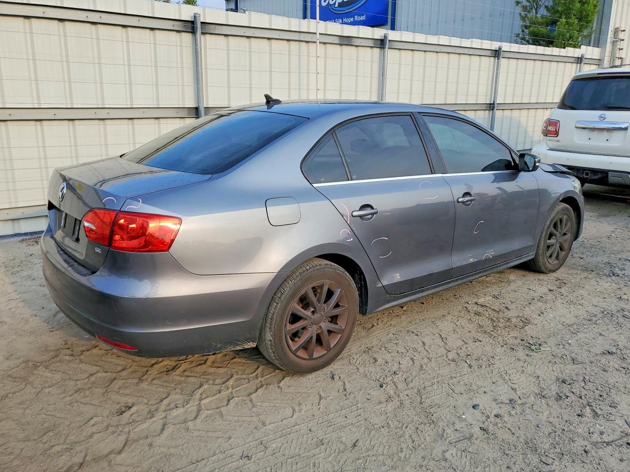 2014 Volkswagen Jetta Se Gray vin: 3VWD07AJXEM384632