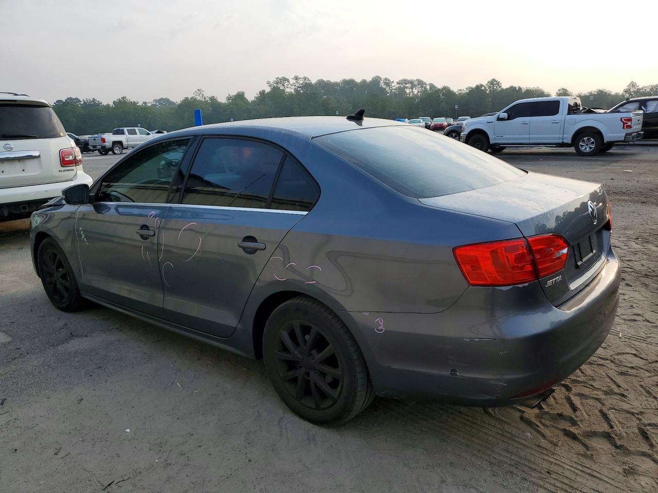 2014 Volkswagen Jetta Se Gray vin: 3VWD07AJXEM384632