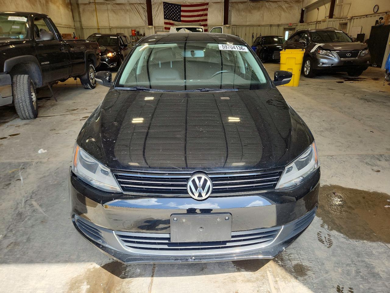 2014 Volkswagen Jetta Se Black vin: 3VWD07AJXEM444649