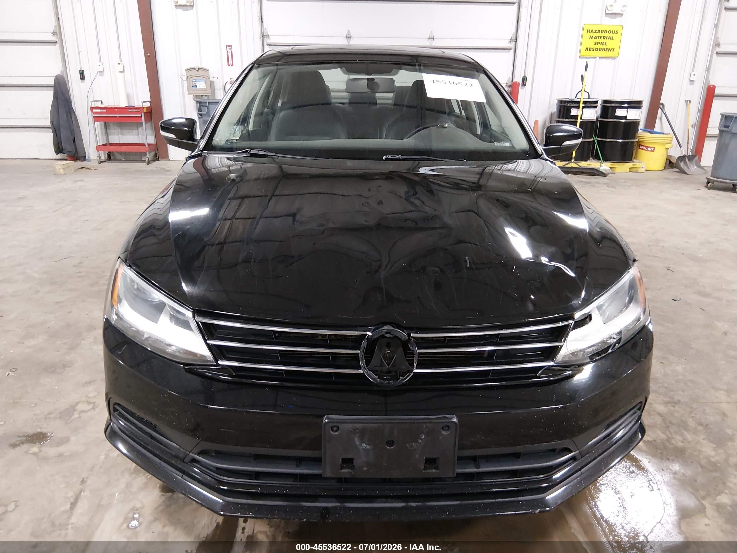 2015 Volkswagen Jetta 1.8t Se Black vin: 3VWD07AJXFM254013