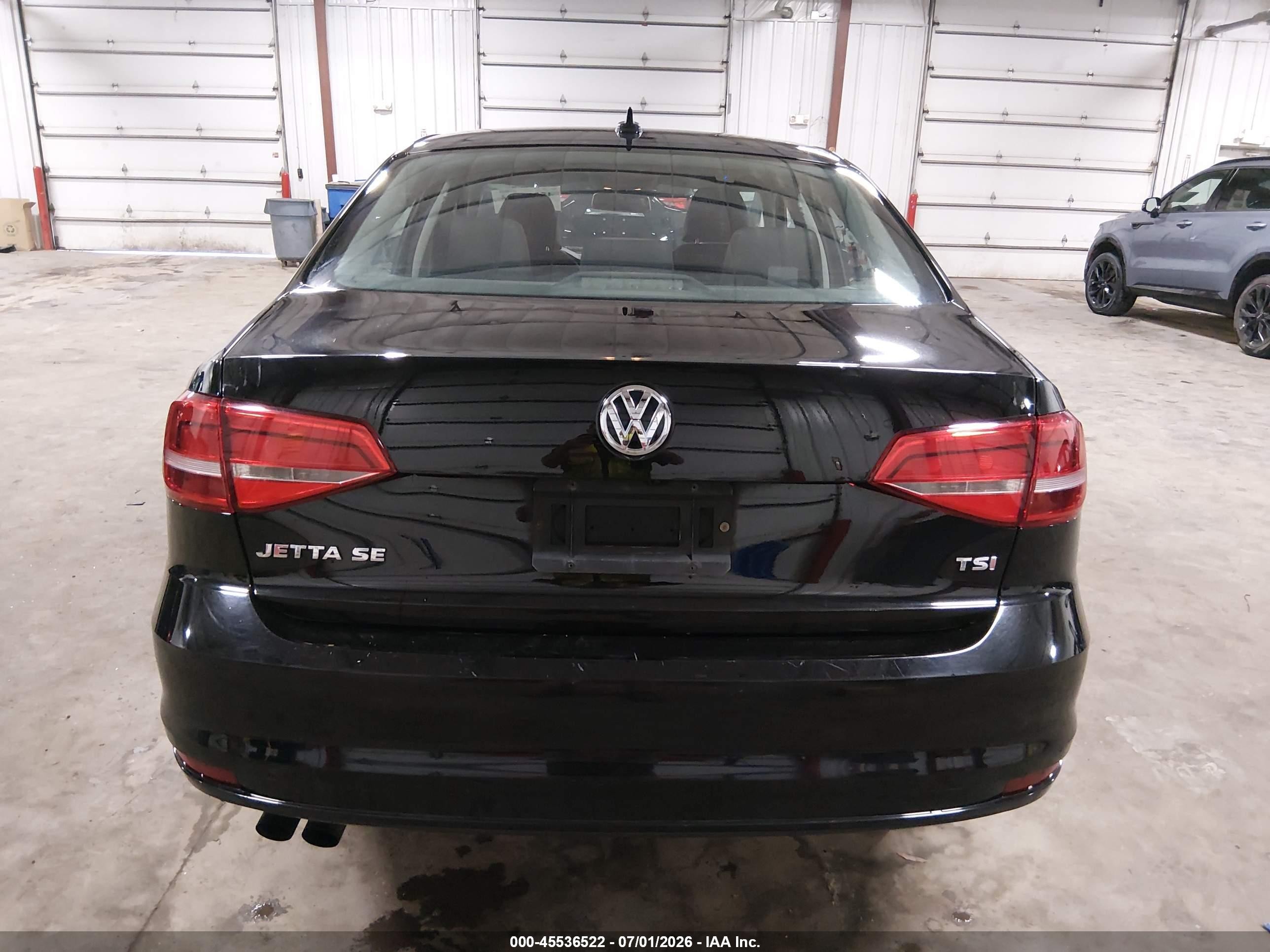 2015 Volkswagen Jetta 1.8t Se Black vin: 3VWD07AJXFM254013
