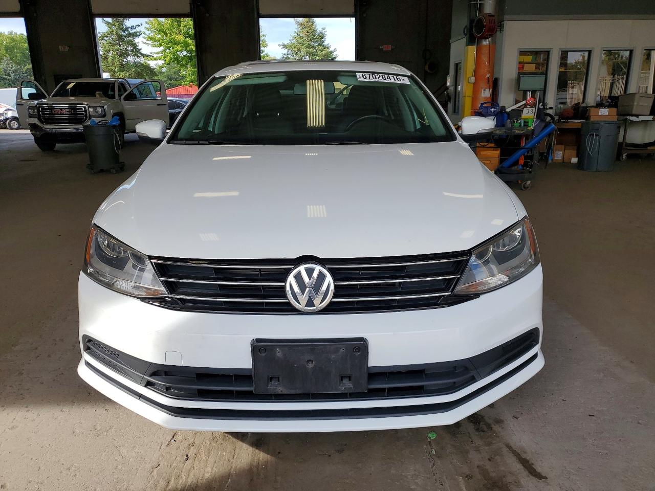 2015 Volkswagen Jetta Se White vin: 3VWD07AJXFM339644