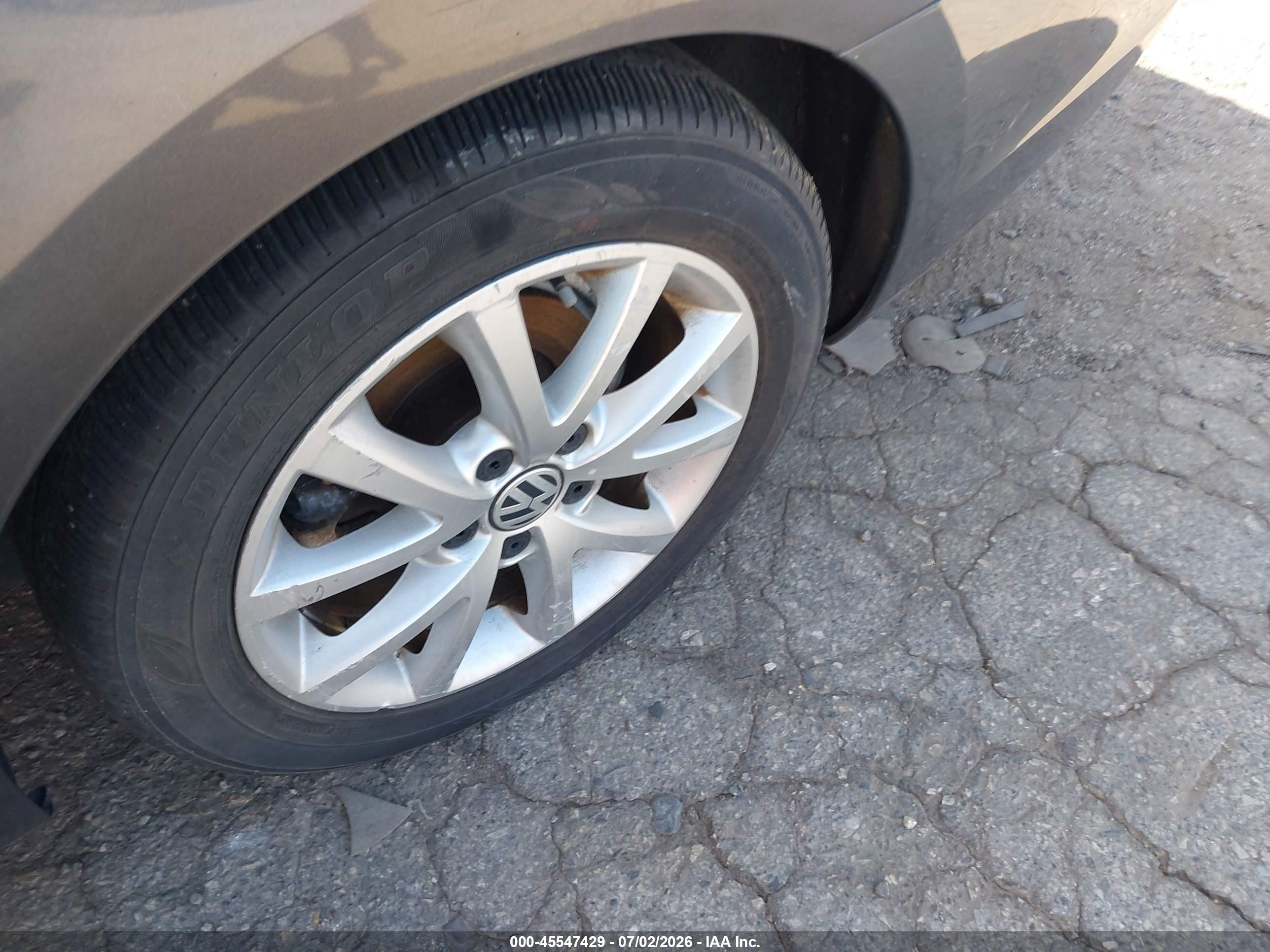 2014 Volkswagen Jetta 1.8t Se Gray vin: 3VWD17AJ0EM215586
