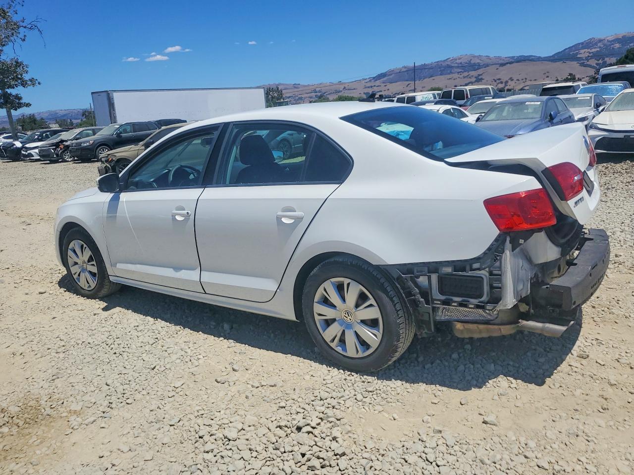 2014 Volkswagen Jetta Se White vin: 3VWD17AJ0EM227267