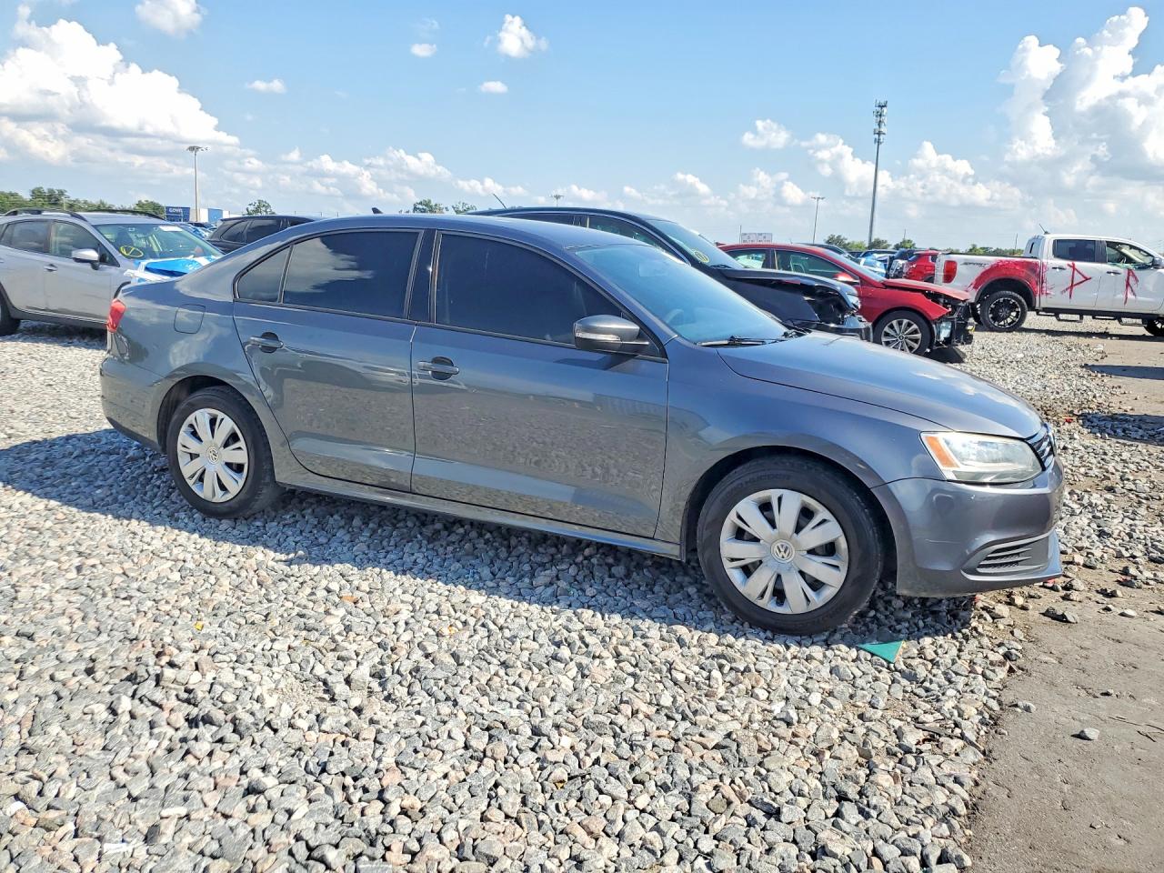 2014 Volkswagen Jetta Se Charcoal vin: 3VWD17AJ0EM243341