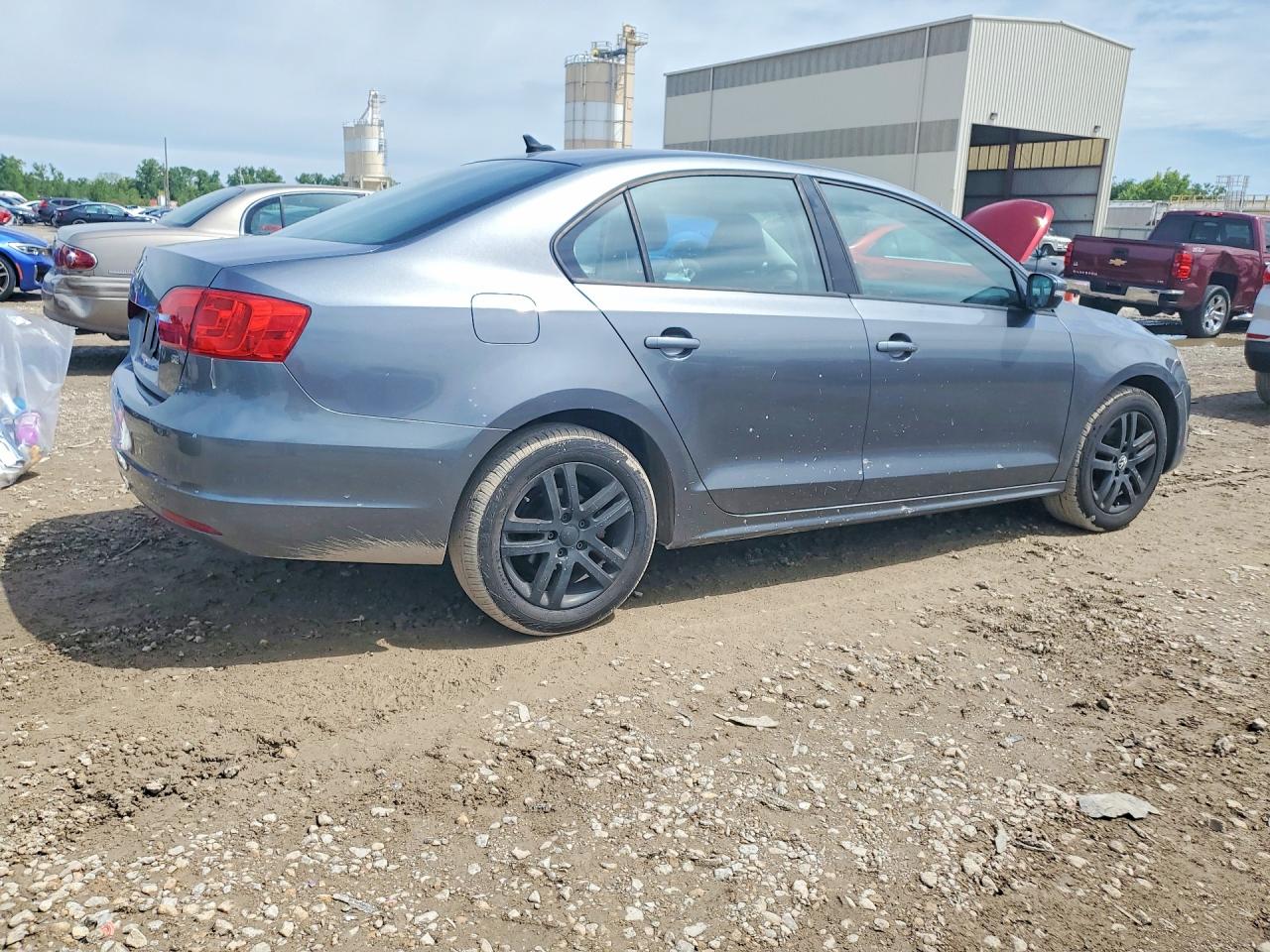 2014 Volkswagen Jetta Se Серый vin: 3VWD17AJ0EM244831