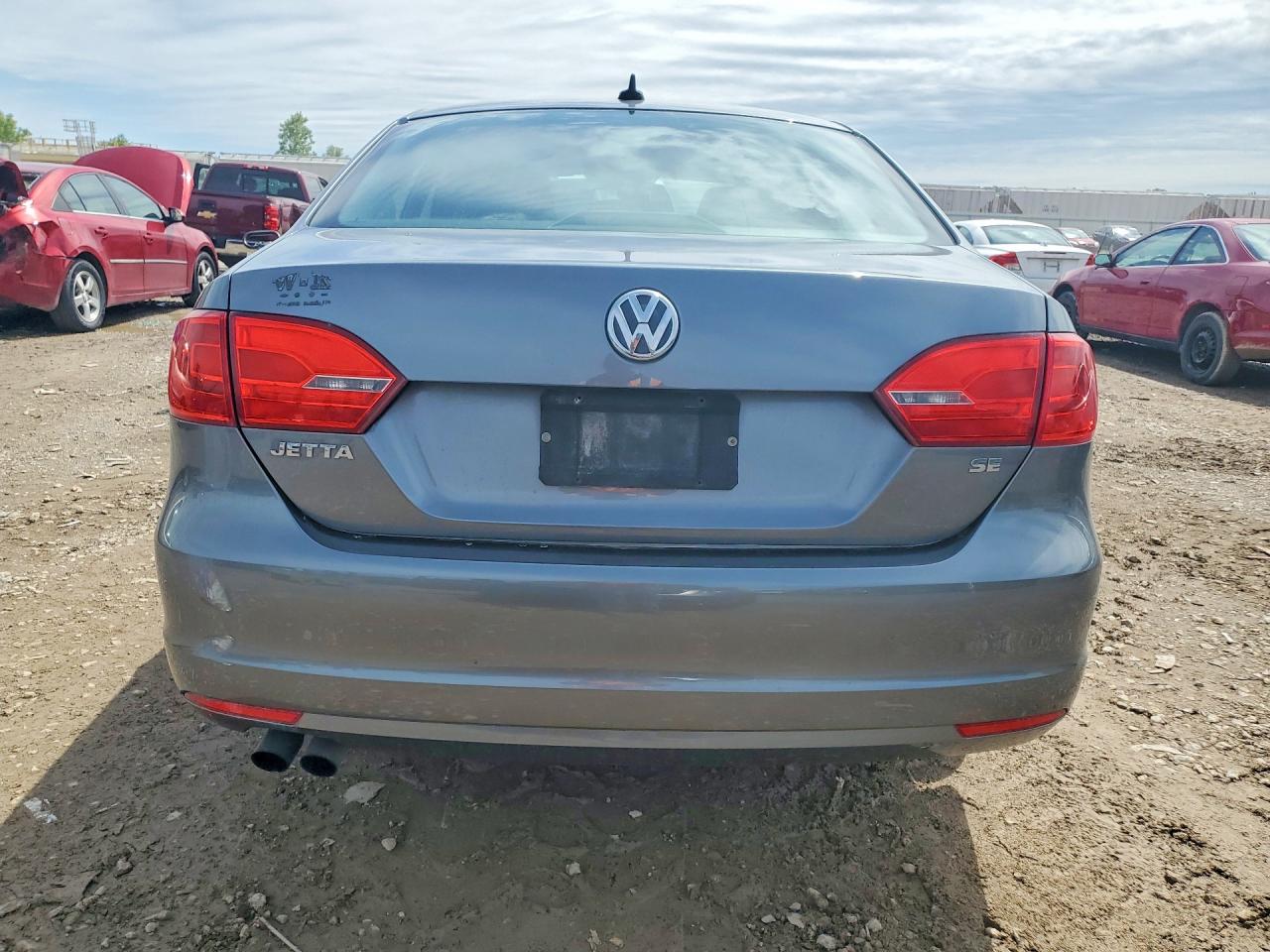 2014 Volkswagen Jetta Se Серый vin: 3VWD17AJ0EM244831