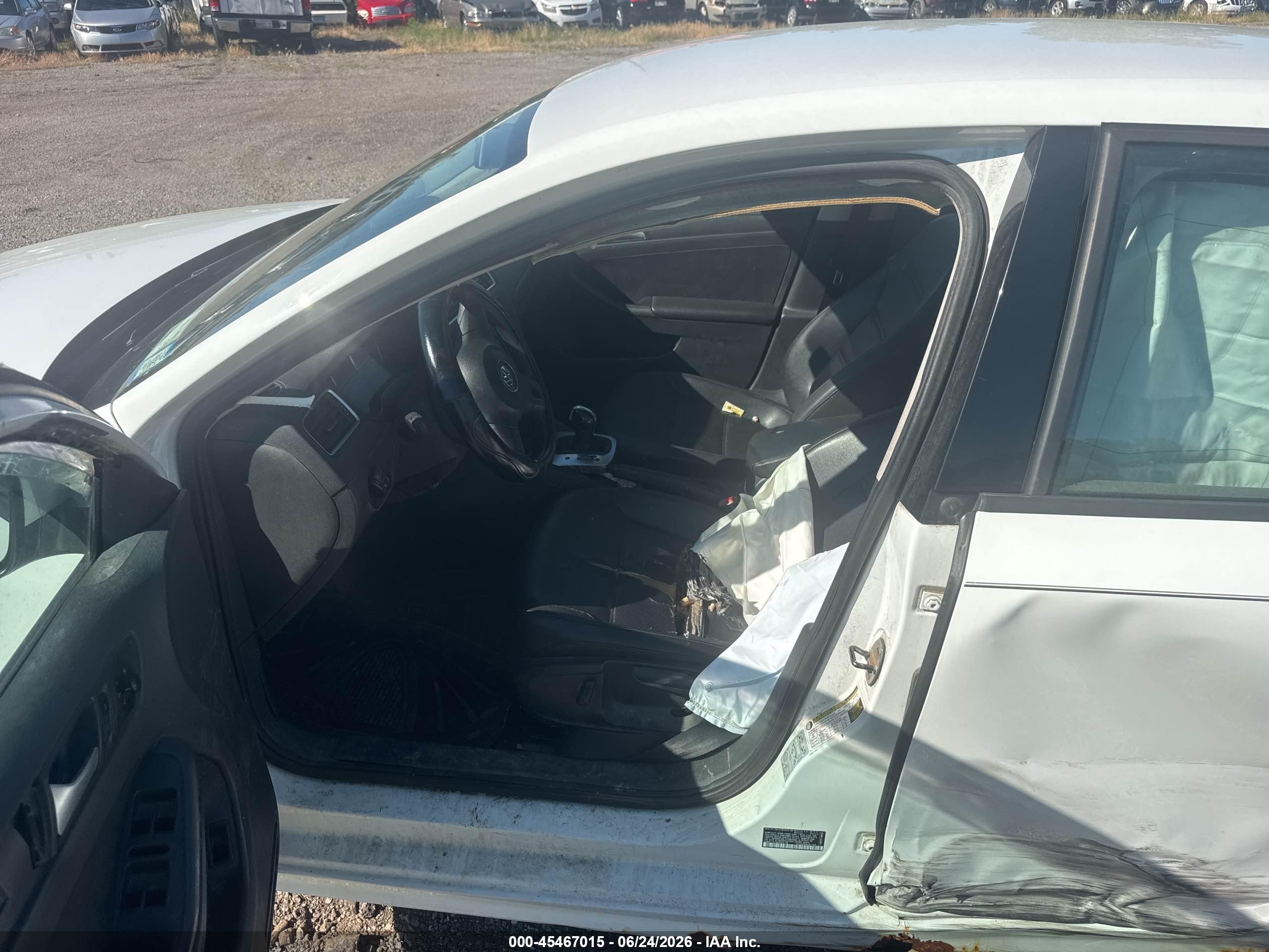 2014 Volkswagen Jetta 1.8t Se White vin: 3VWD17AJ0EM285105