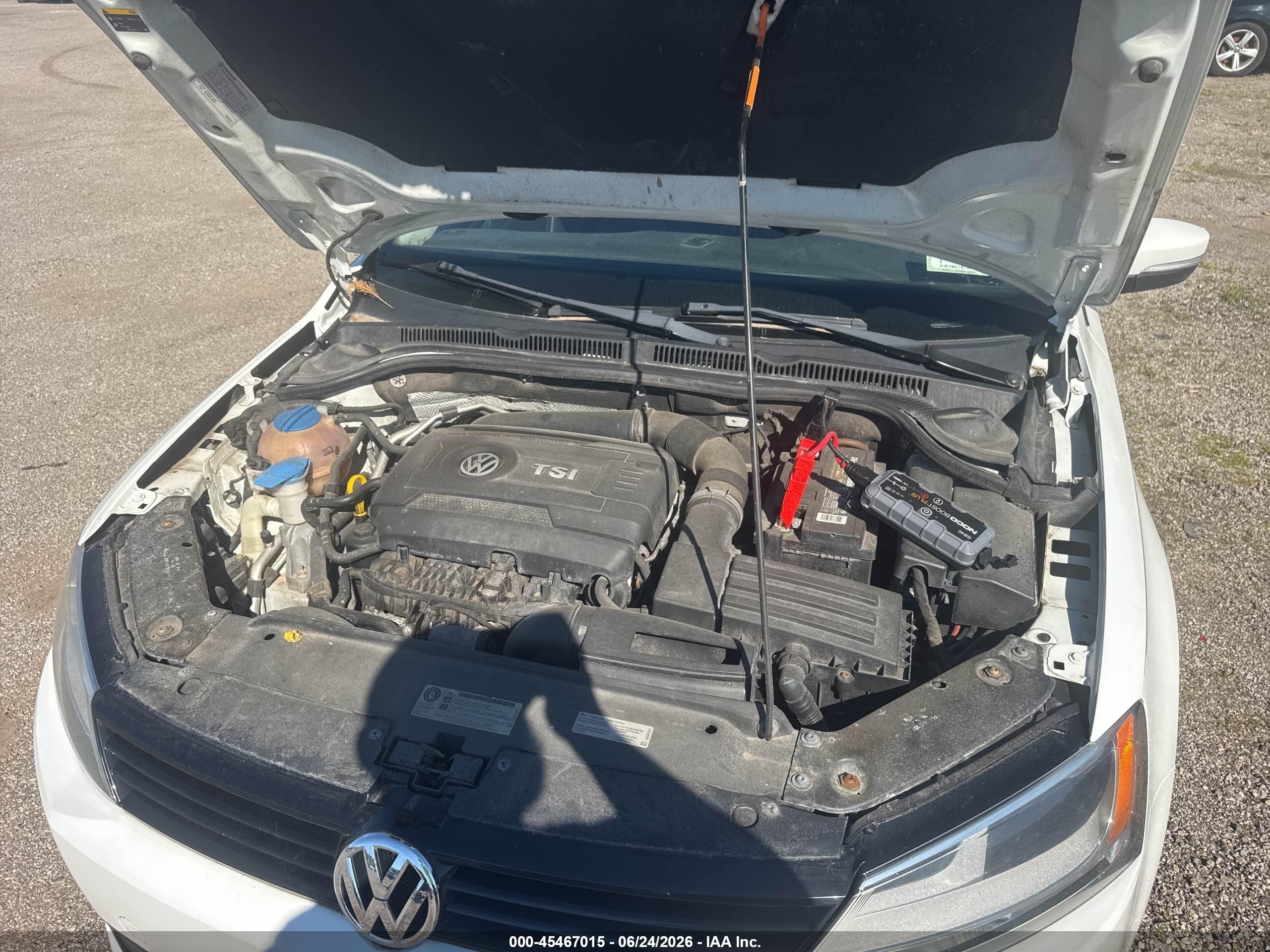 2014 Volkswagen Jetta 1.8t Se White vin: 3VWD17AJ0EM285105