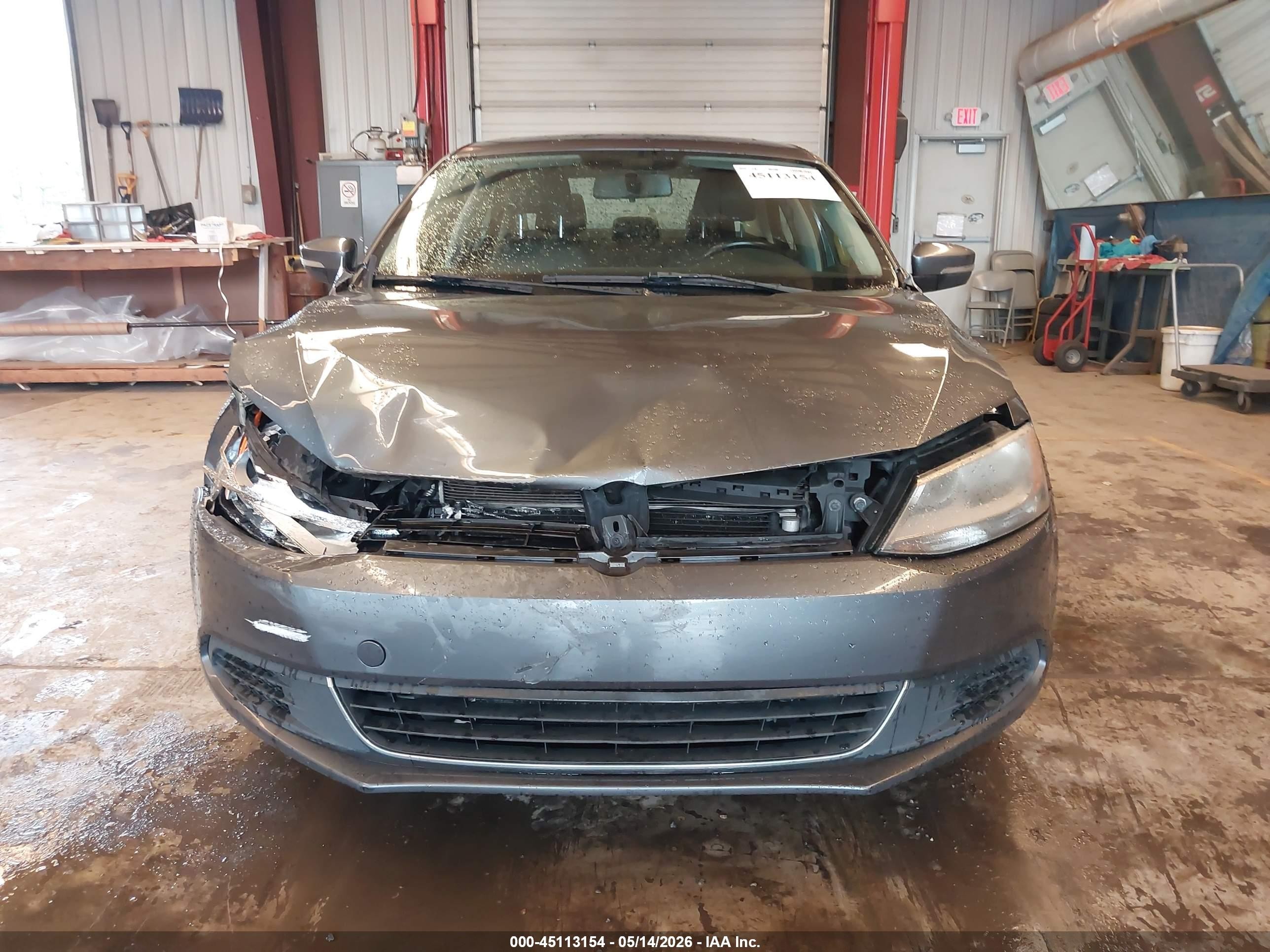 2014 Volkswagen Jetta 1.8t Se Gray vin: 3VWD17AJ0EM376763