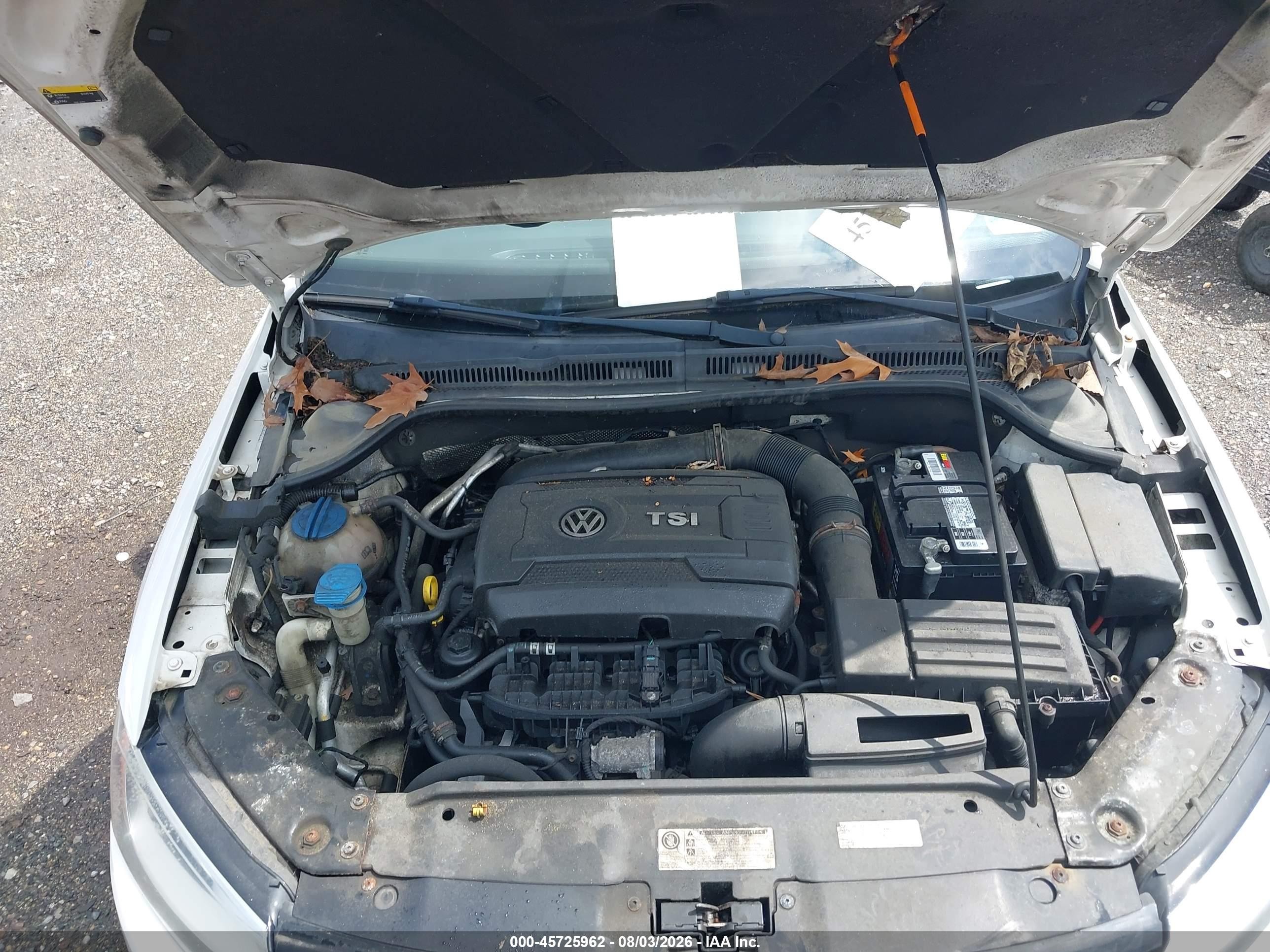 2014 Volkswagen Jetta 1.8t Se Белый vin: 3VWD17AJ0EM382241