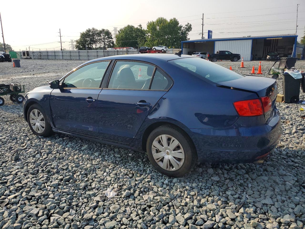 2014 Volkswagen Jetta Se Blue vin: 3VWD17AJ0EM418929