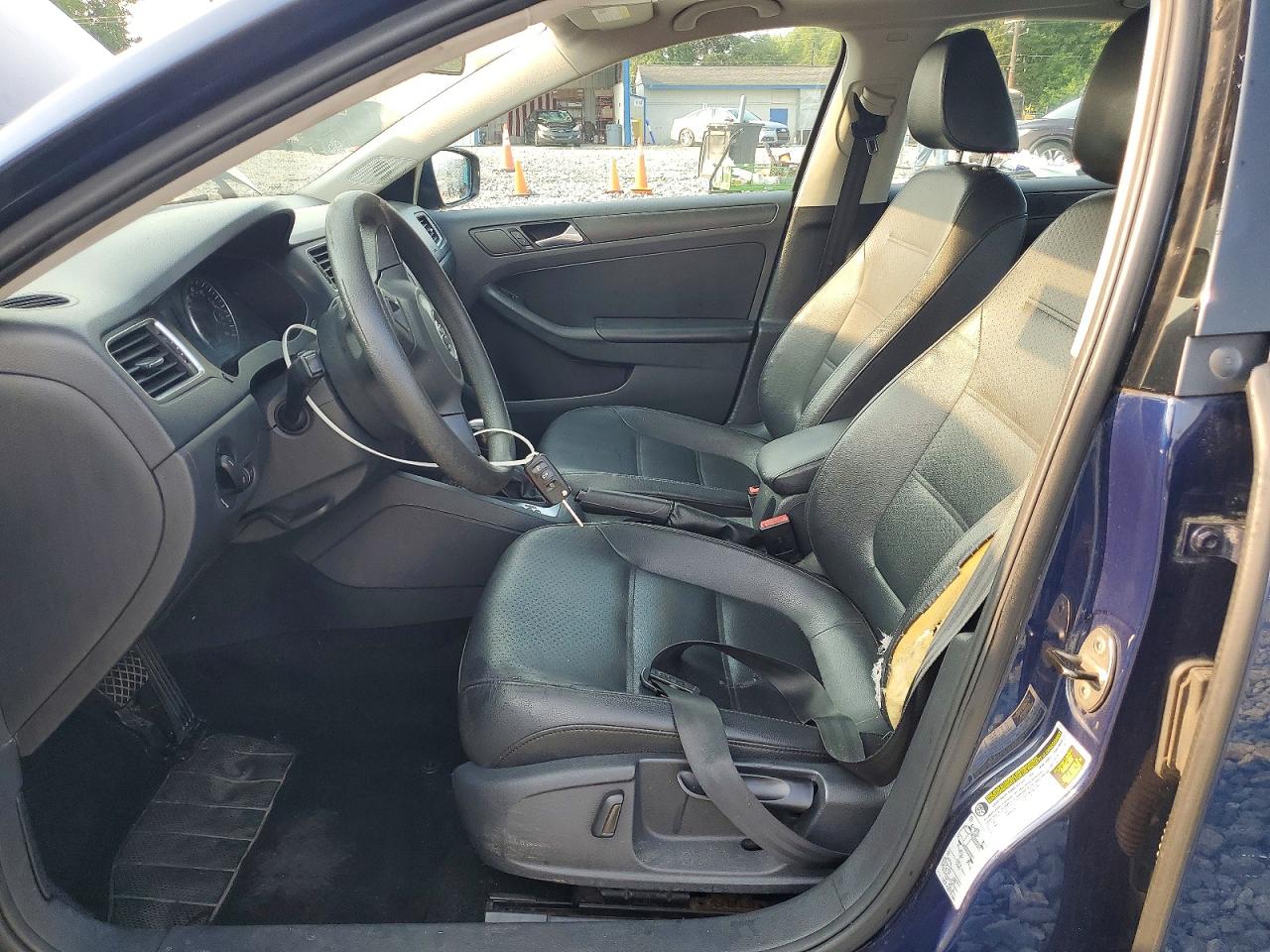 2014 Volkswagen Jetta Se Blue vin: 3VWD17AJ0EM418929