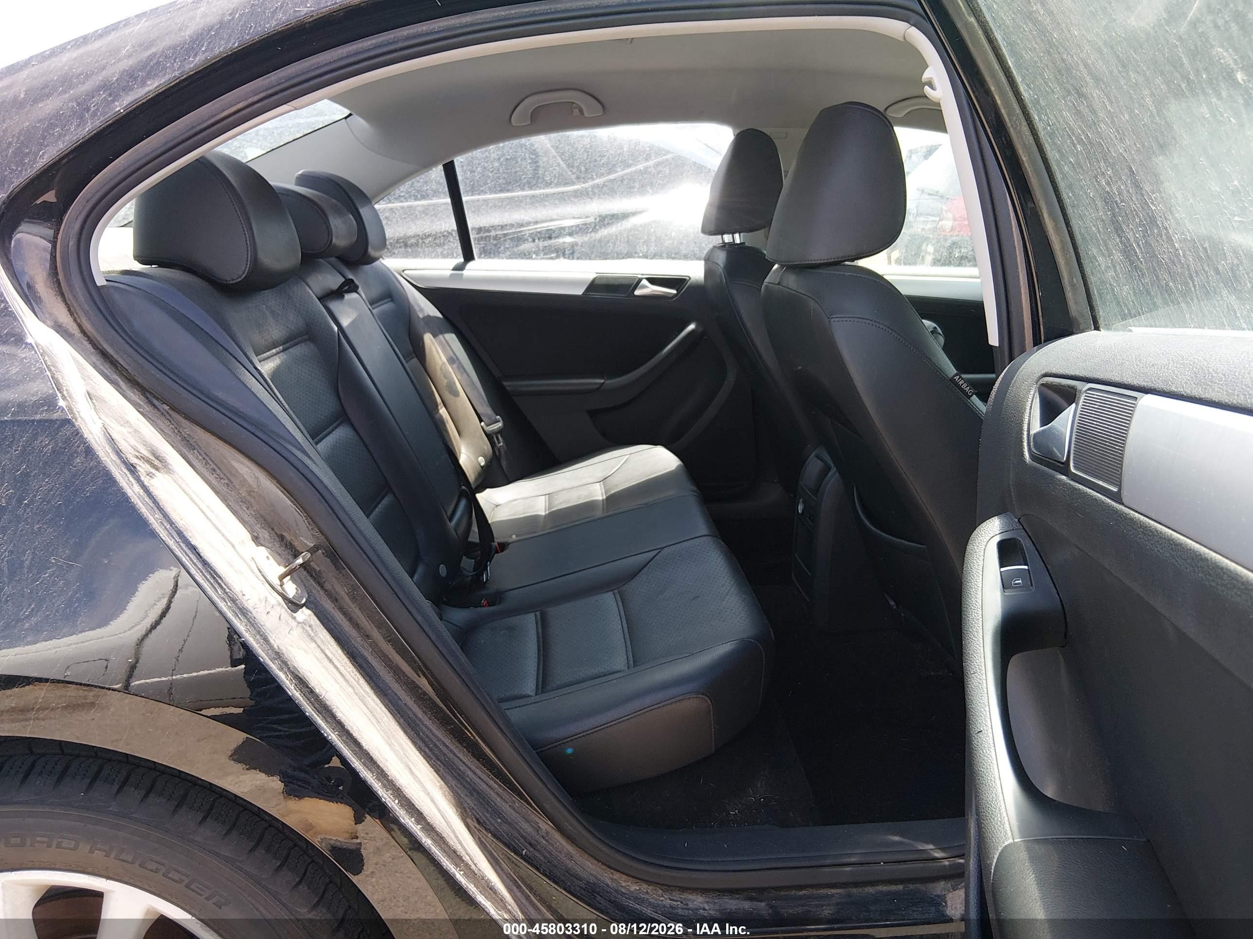 2014 Volkswagen Jetta 1.8t Se Black vin: 3VWD17AJ0EM421233