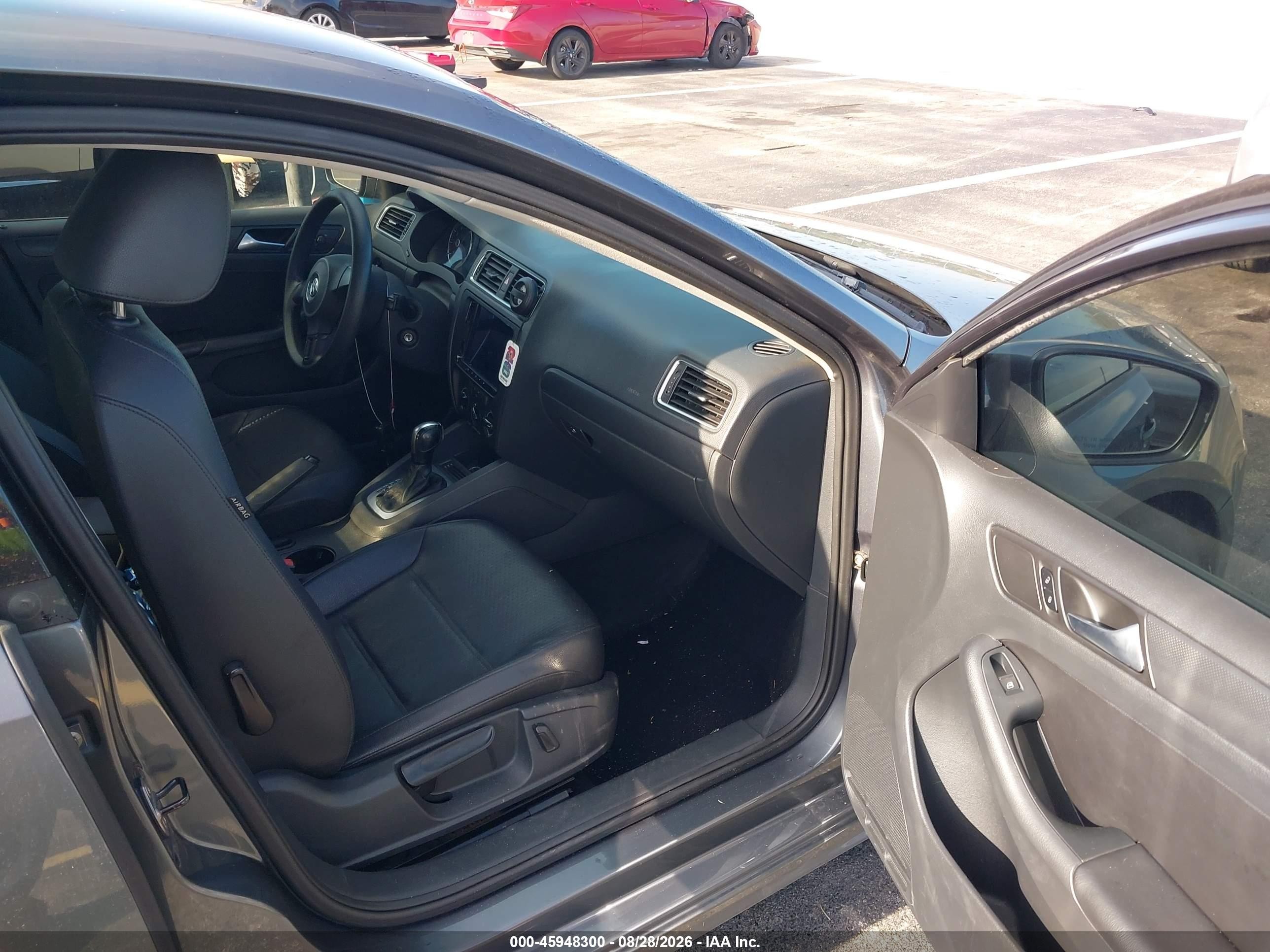 2014 Volkswagen Jetta 1.8t Se Gray vin: 3VWD17AJ0EM428523