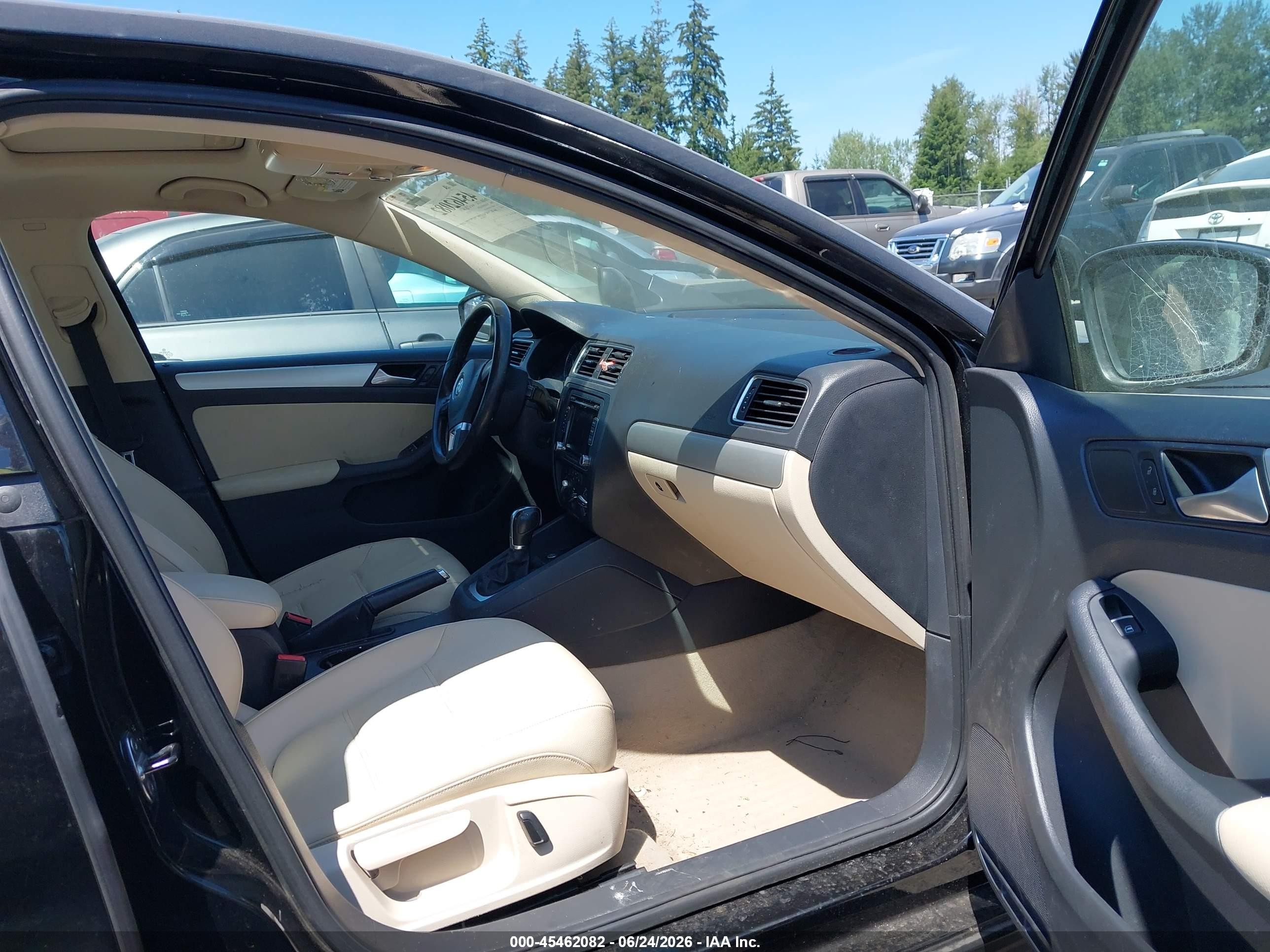 2014 Volkswagen Jetta 1.8t Se Black vin: 3VWD17AJ0EM434130