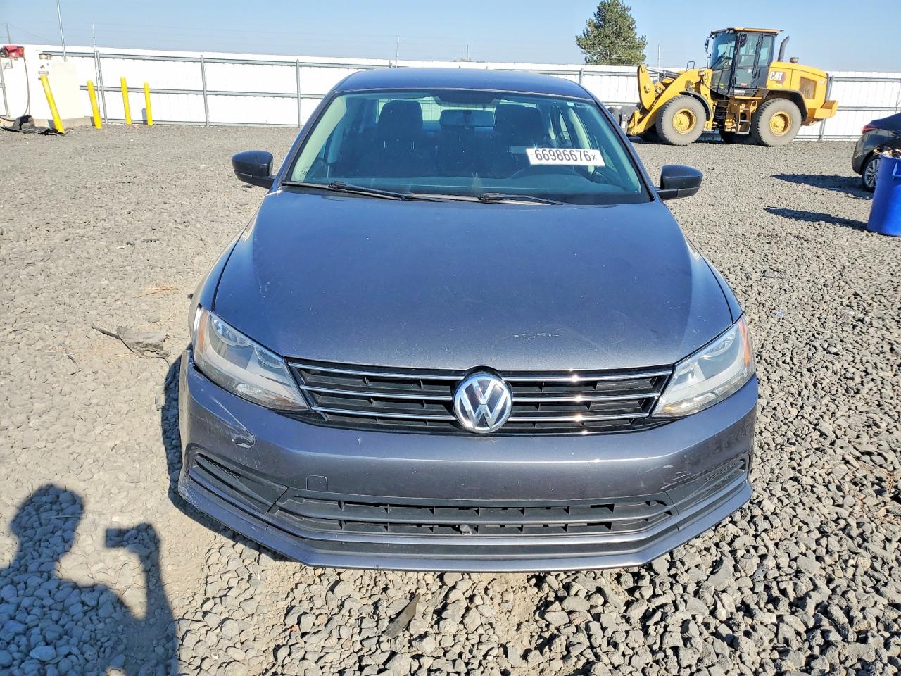 2015 Volkswagen Jetta Se Gray vin: 3VWD17AJ0FM208994