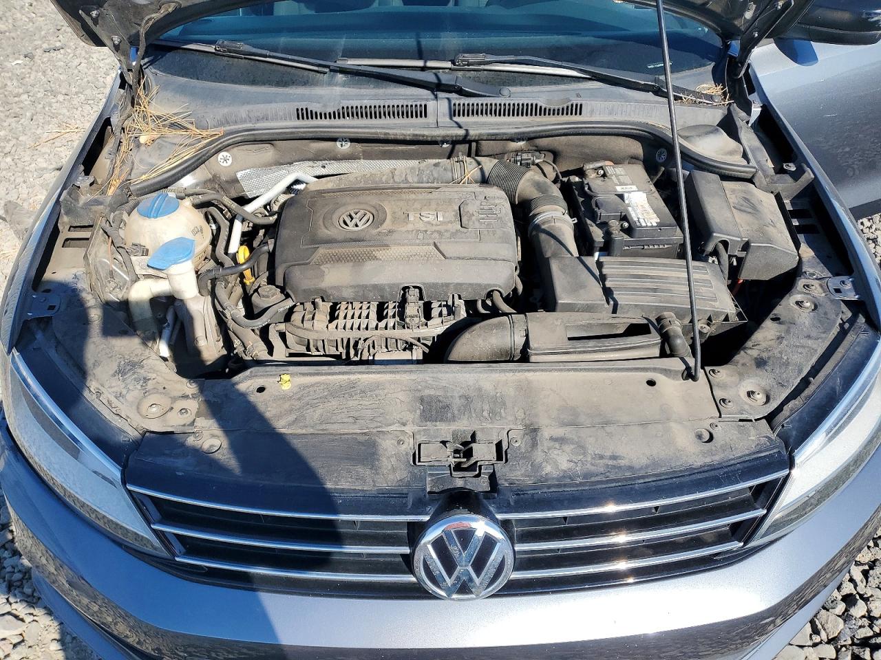 2015 Volkswagen Jetta Se Gray vin: 3VWD17AJ0FM208994