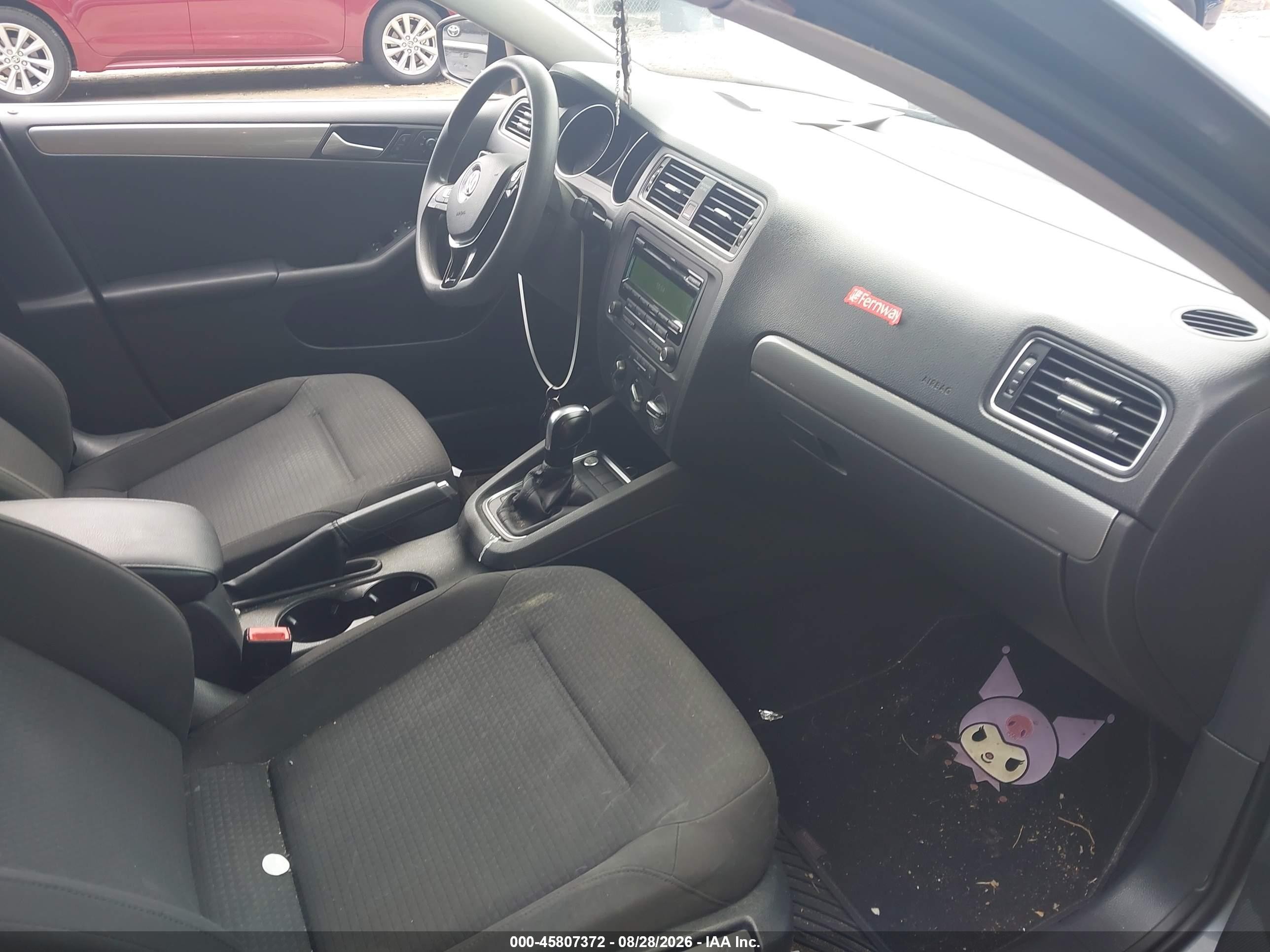 2015 Volkswagen Jetta 1.8t Se Gray vin: 3VWD17AJ0FM218943